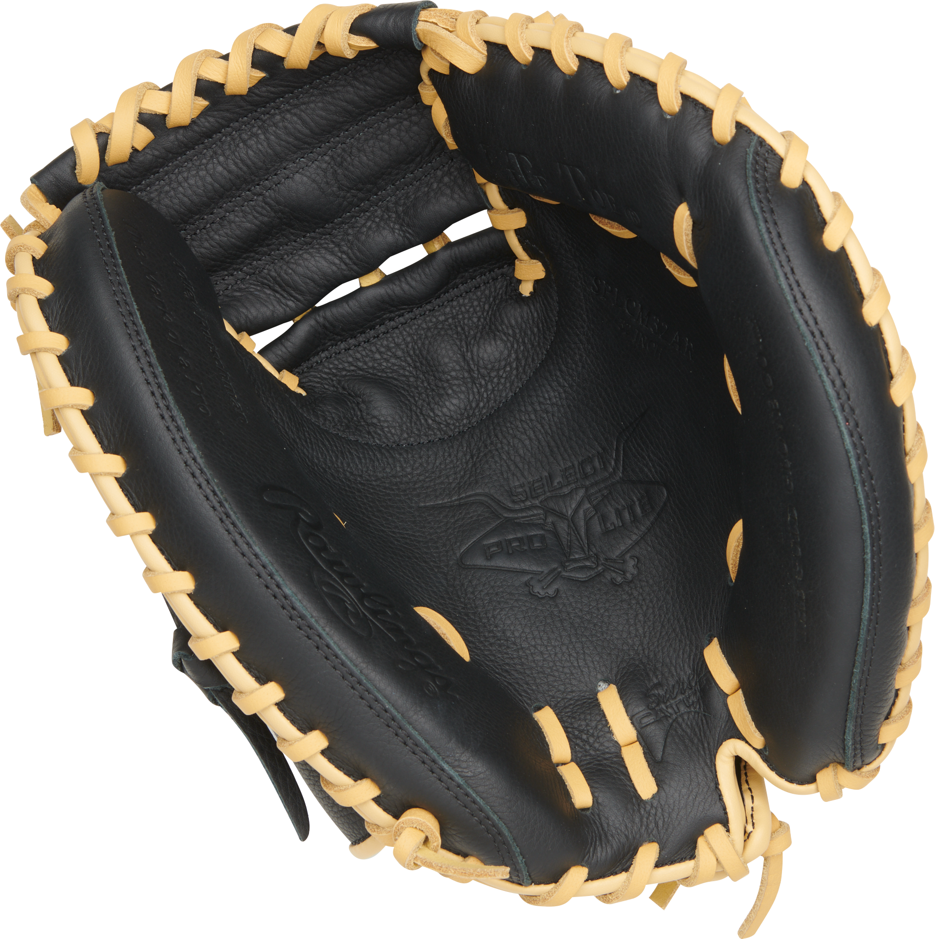 Rawlings Select Pro Lite Series Adley Rutschman Youth Catchers Mitt 32-Inch Baseball Glove - Right Hand Thrower - Black