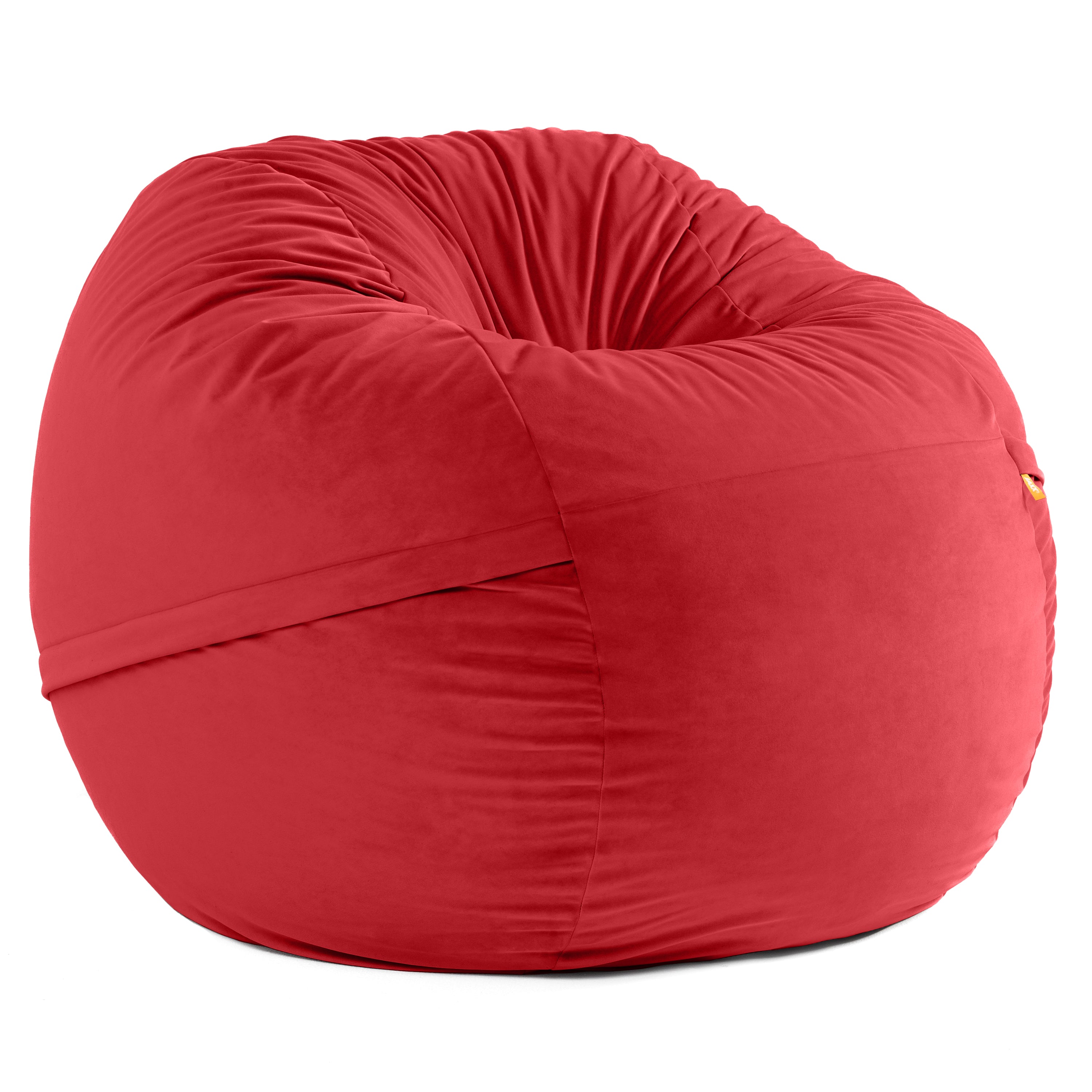 Jaxx 5 Foot Saxx - Large Round Bean Bag Chair for Adults - Lush Velvet Green