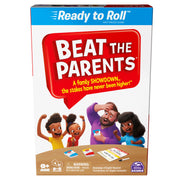 Beat the Parents, Ready to Roll Board Game Fast-Paced Classic Trivia Cards for Family Game Night, for Adults and Kids Ages 6 and up