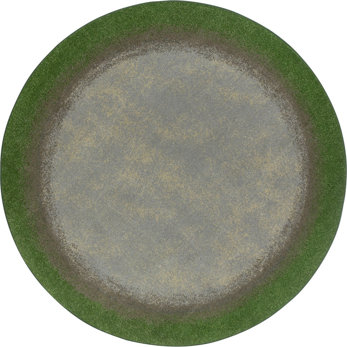 Urban Edges 13'2" Round area rug in color Meadow