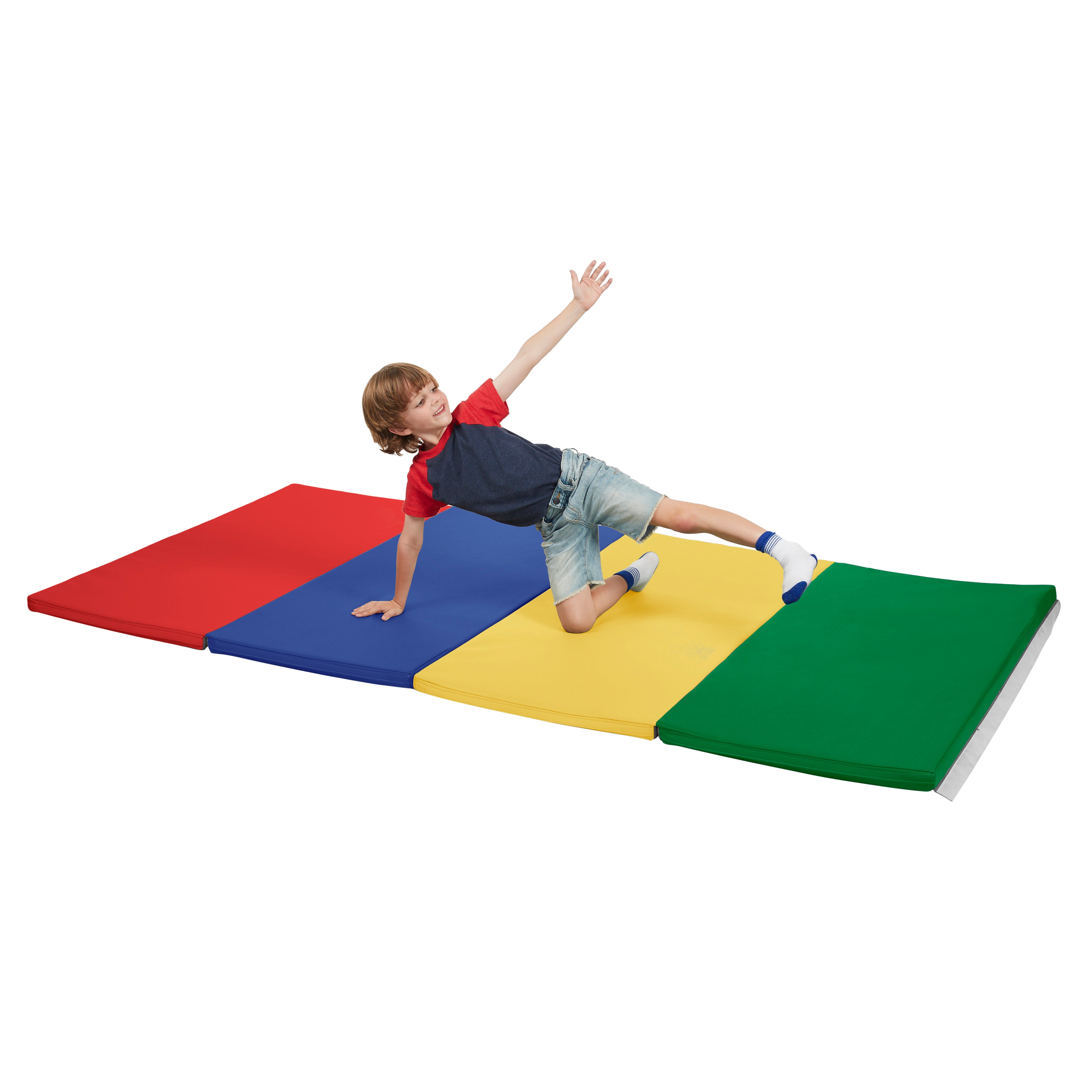 SoftScape 4ft x 8ft Runway Tumbling Mat - Assorted