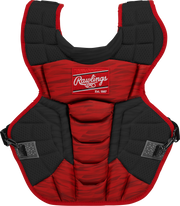 Rawlings Velo 2.0 Adult Catchers Chest Protector - Black/Scarlet