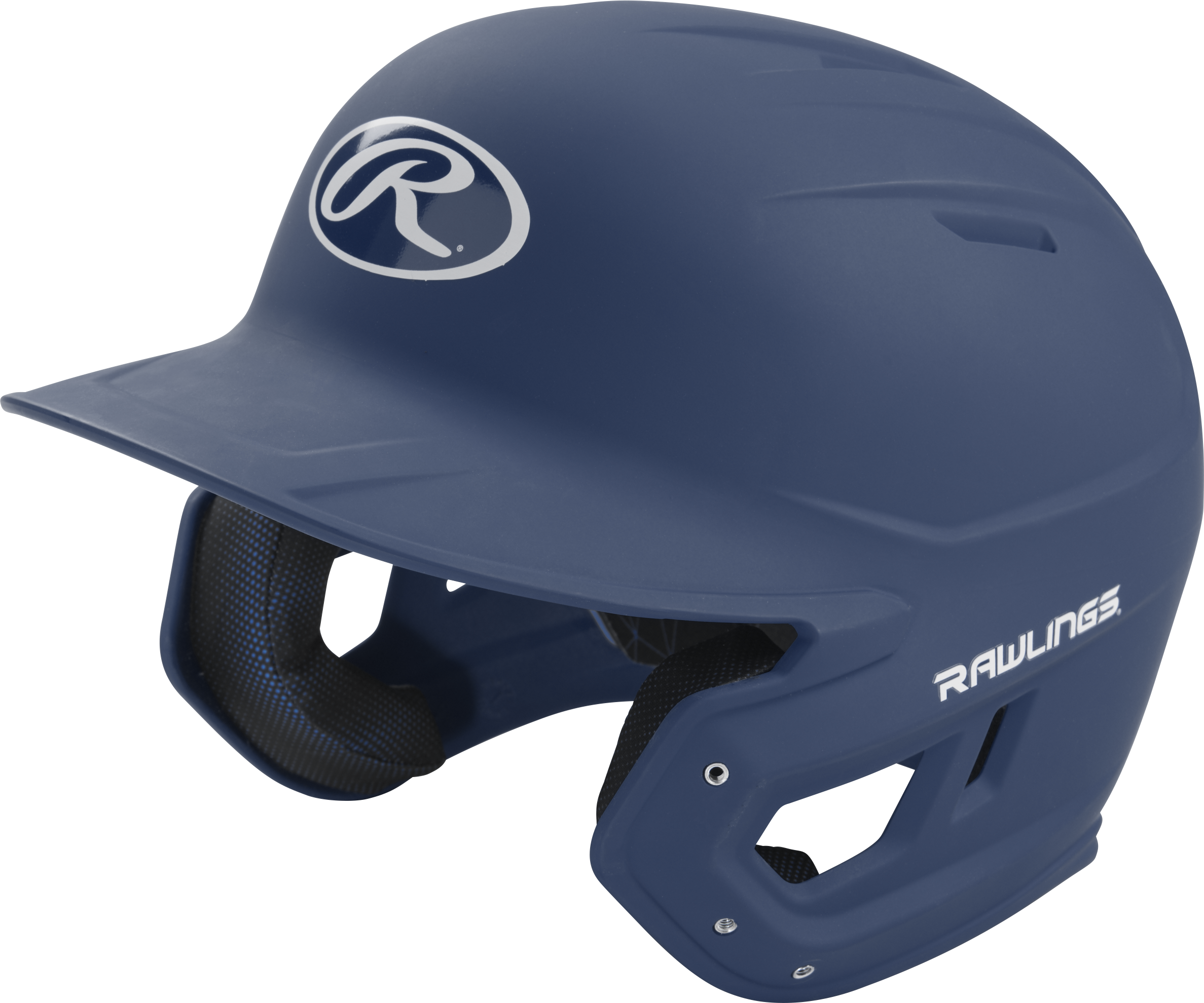 Rawlings Mach Matte Senior Baseball Helmet - Navy