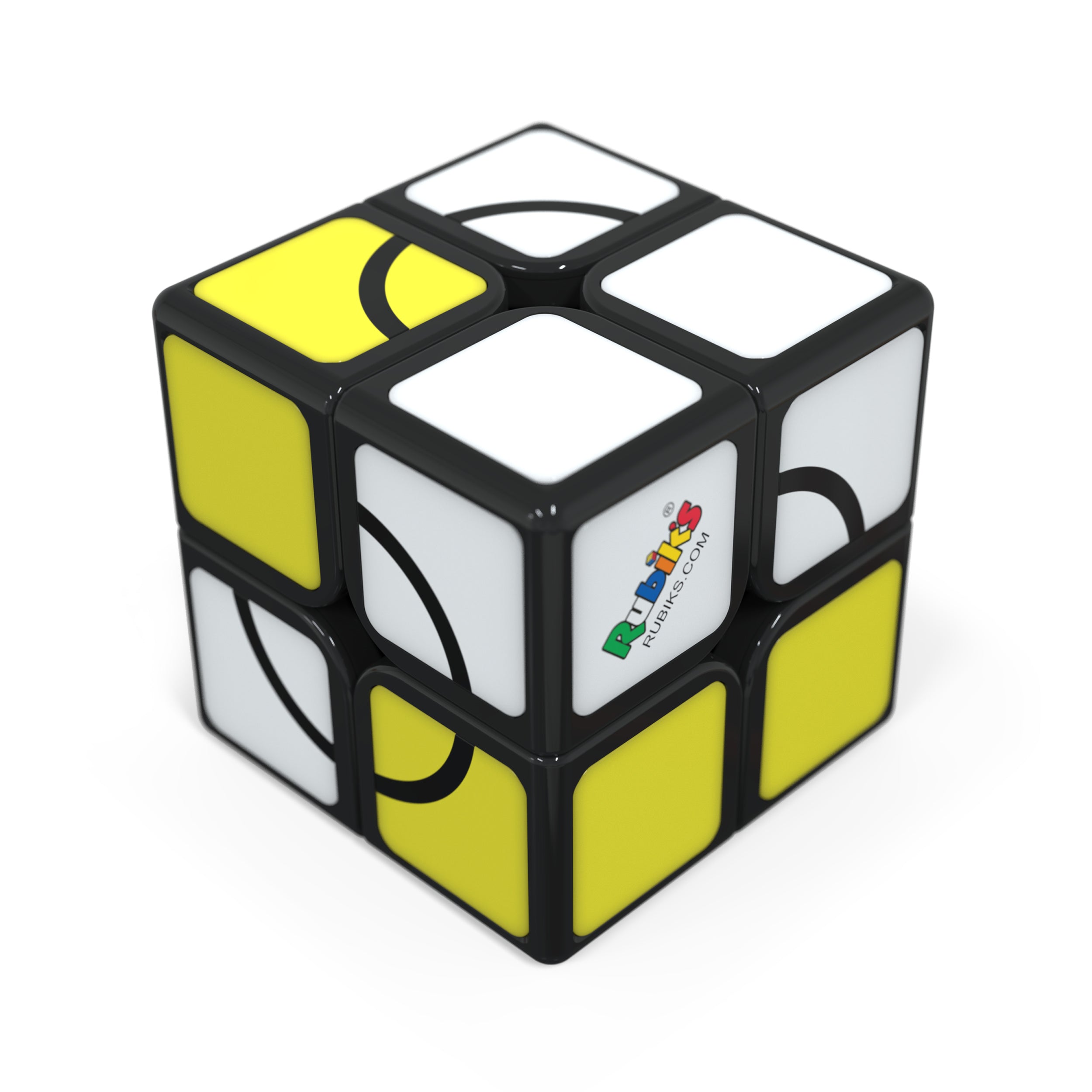 Rubik’s Cube, Apprentice, 2x2 Beginner Cube, Problem-Solving Brain Teaser, Classic Color-Matching Puzzle, Fidget Toy, Sensory Puzzle for Adults, Teens, Kids, for Ages 7 & Up