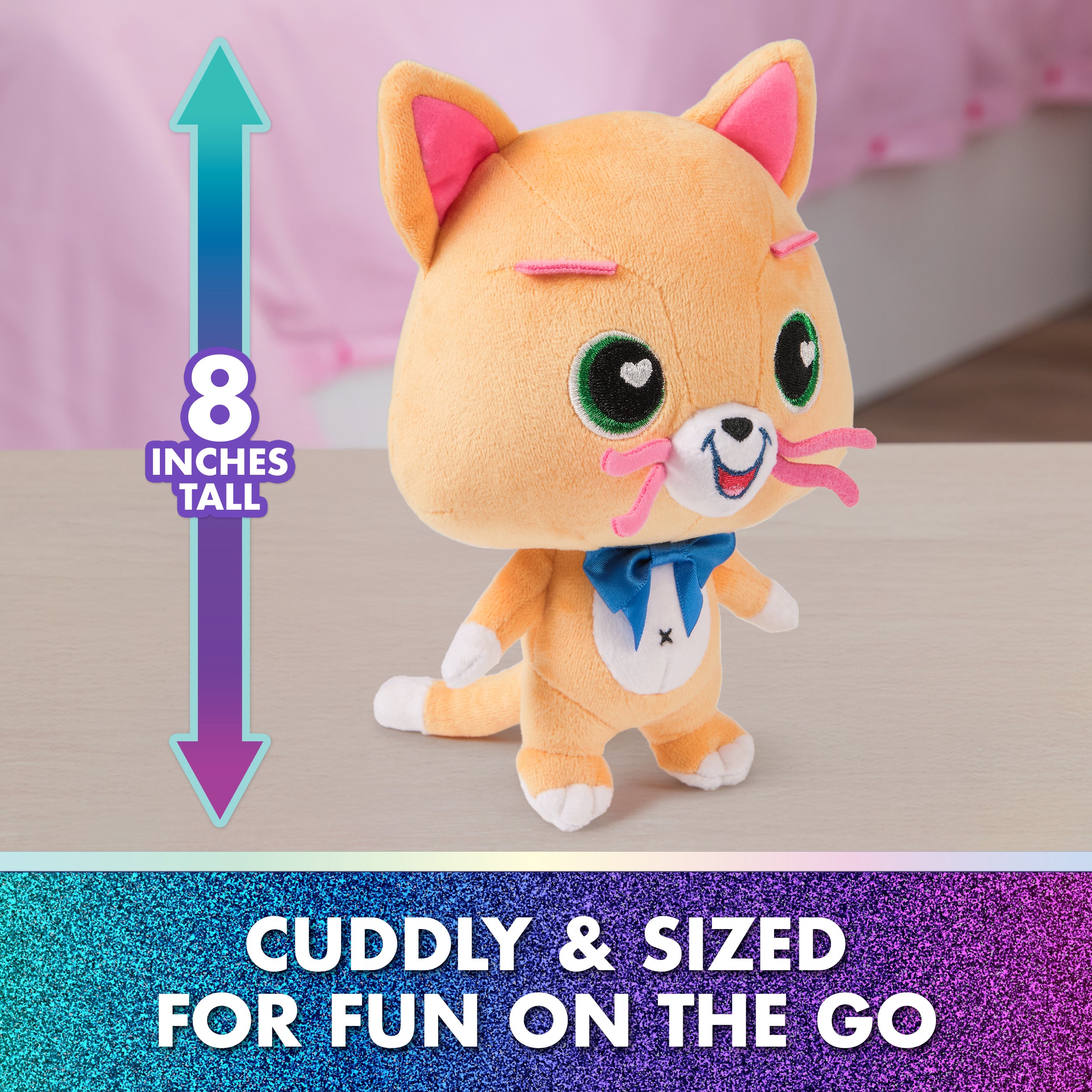Gabby’s Dollhouse: The Movie Official Plush Toys, Stuffed Animals for Ages 1 & Up, Assorted Styles, 8”