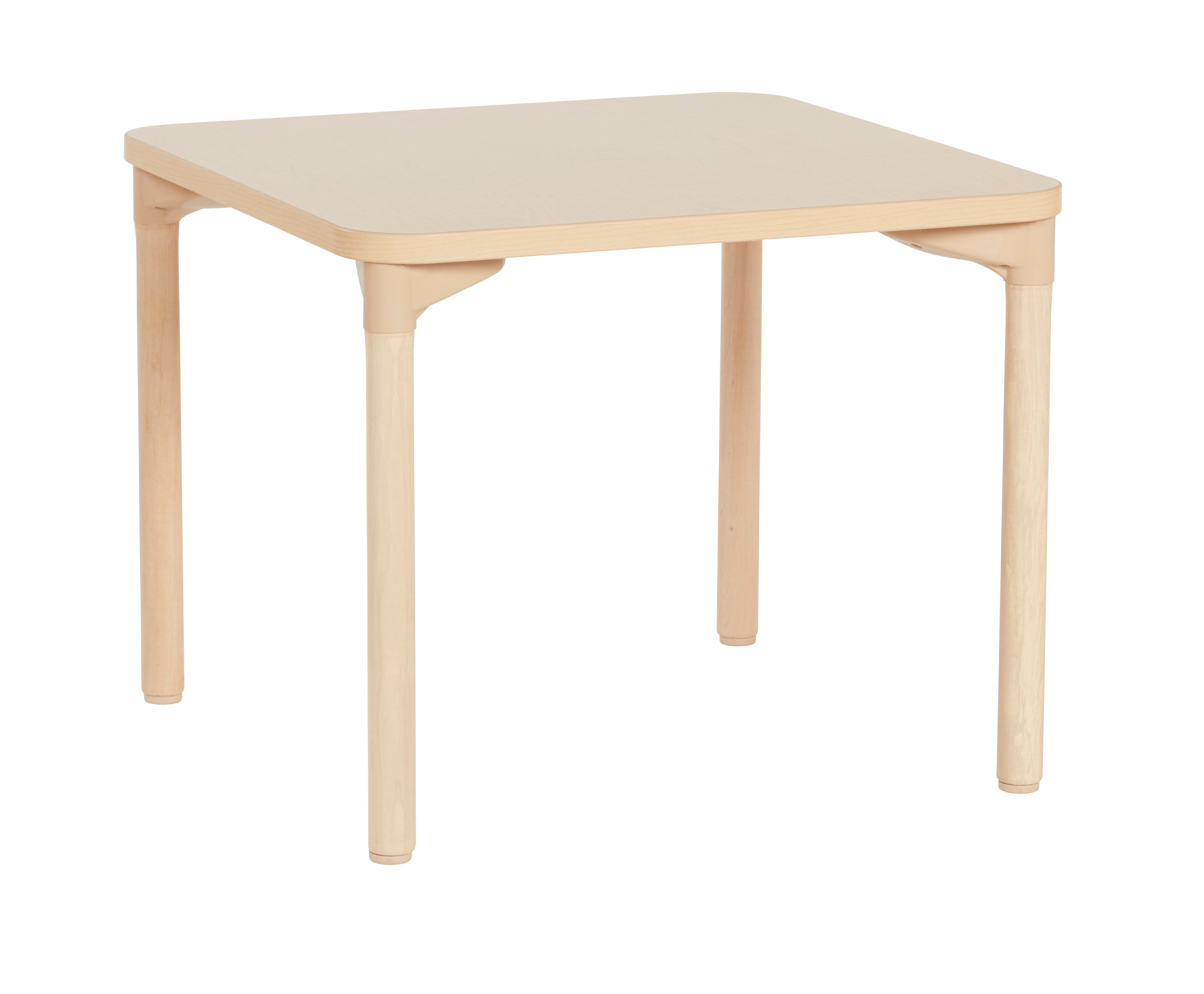 30" x 30" Square All-Purpose Activity Table with 20" Wood Legs