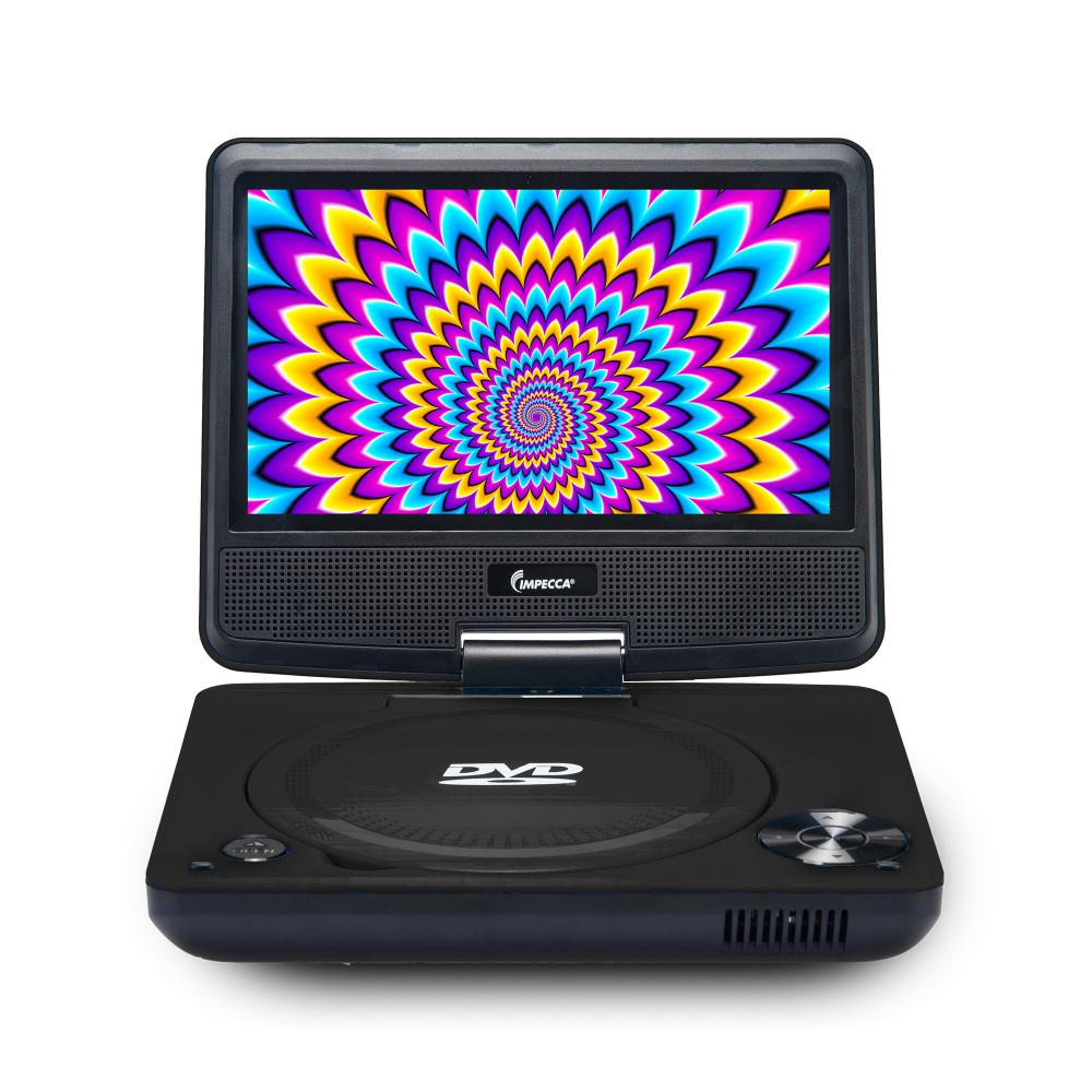 Impecca Impecca 7-inch 270° Swivel Screen Portable DVD Player - Black