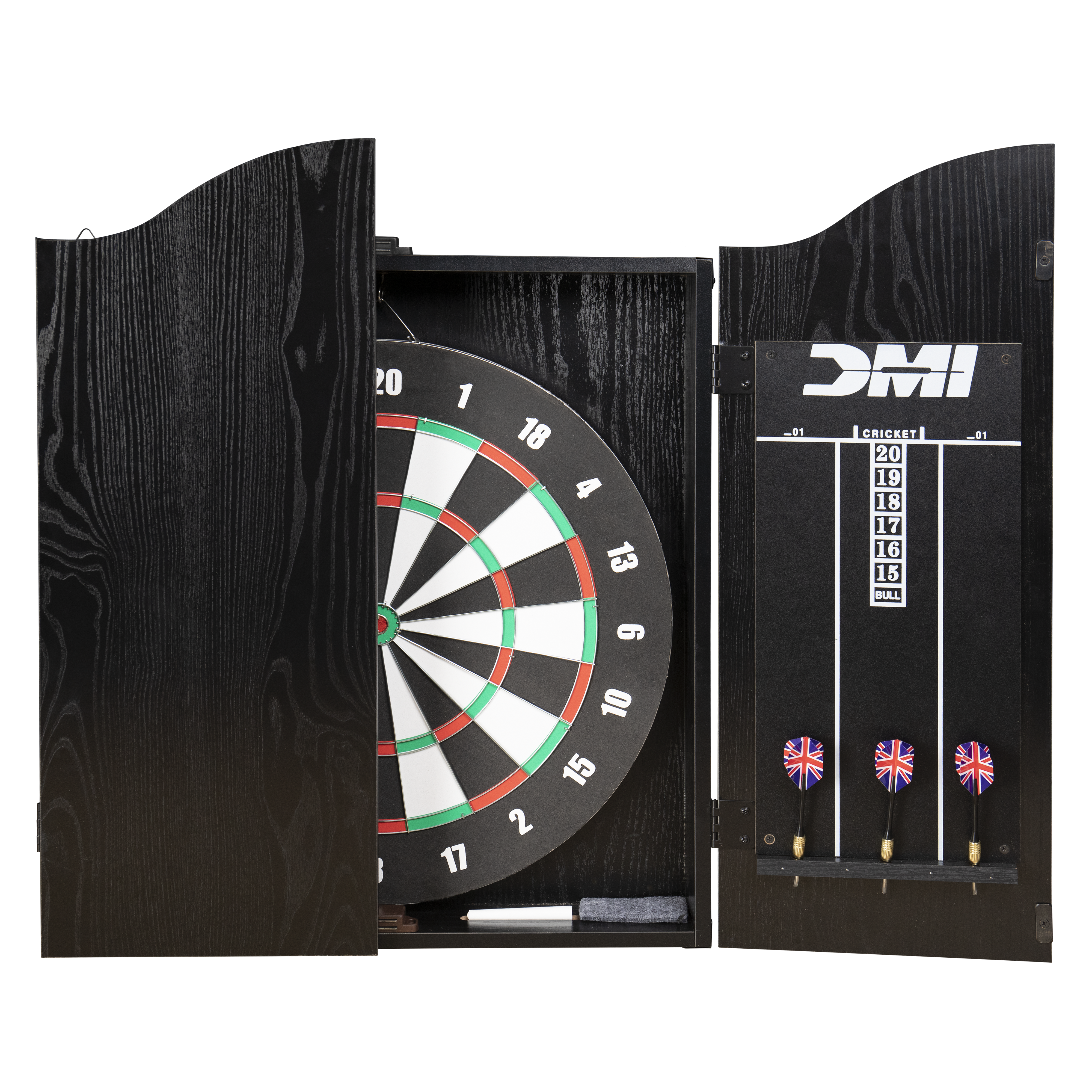 DMI Sports Black Recreational Dartboard Cabinet