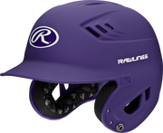 Rawlings R16 Matte Senior 1-Tone Baseball Helmet - Purple