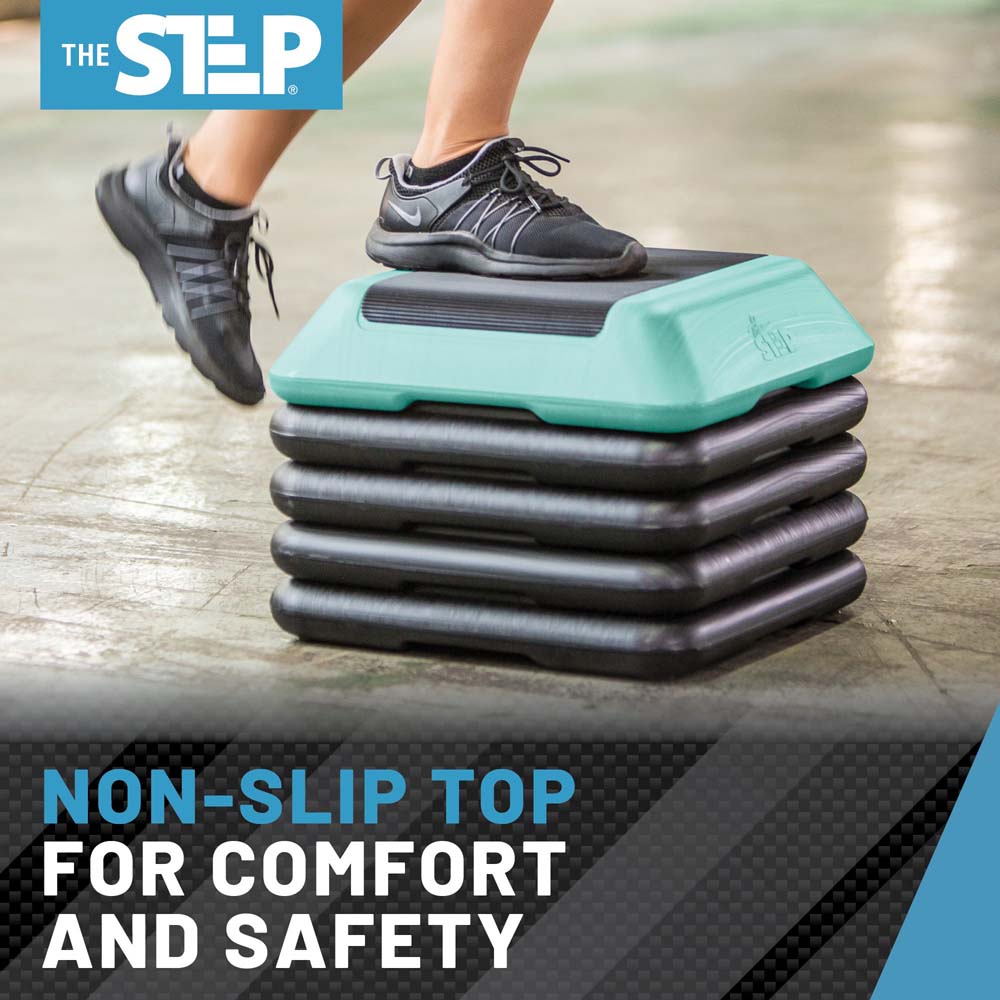 The High Step (Teal Platform And (4) Black Risers) New