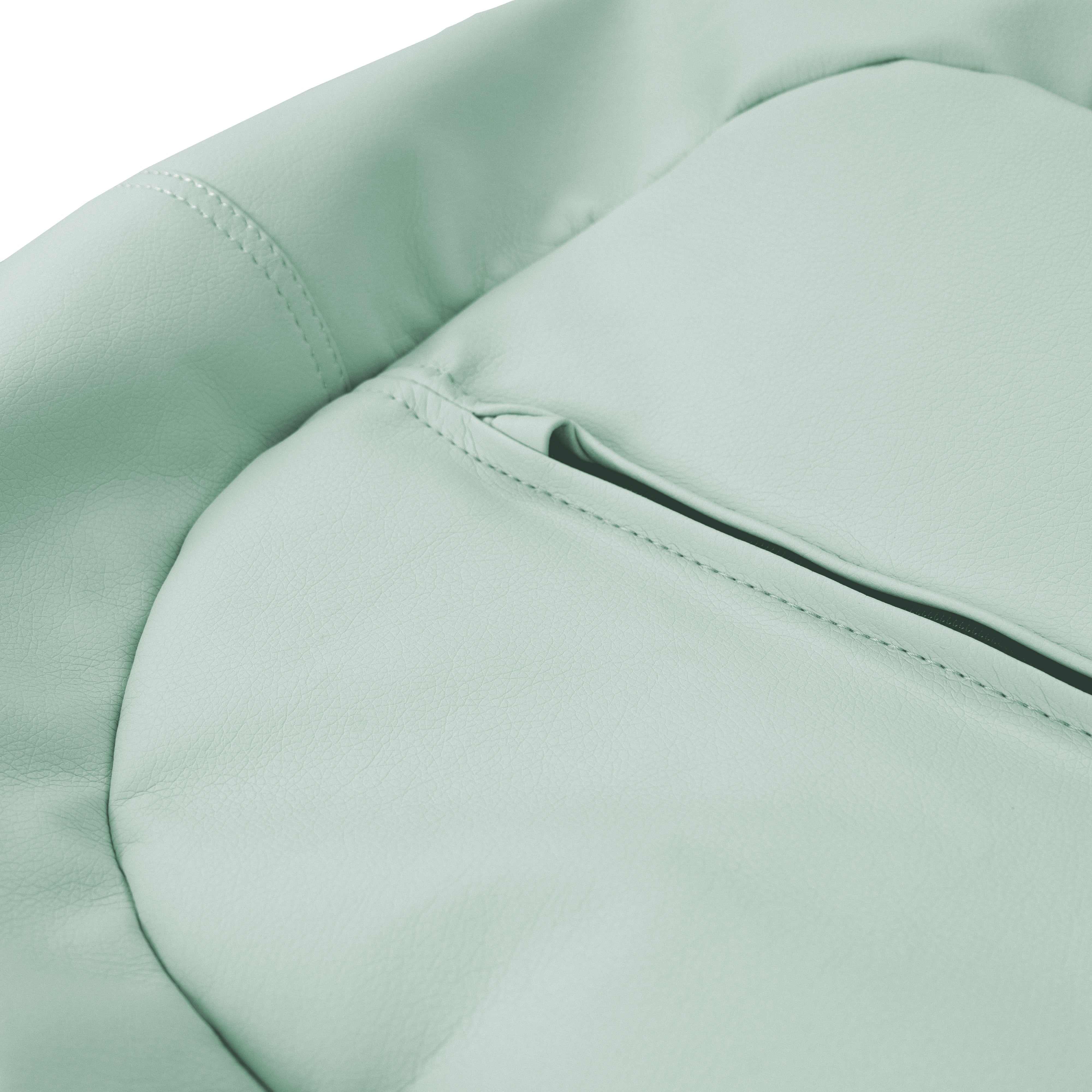 30" Round Vinyl Bean Bag - Aloe
