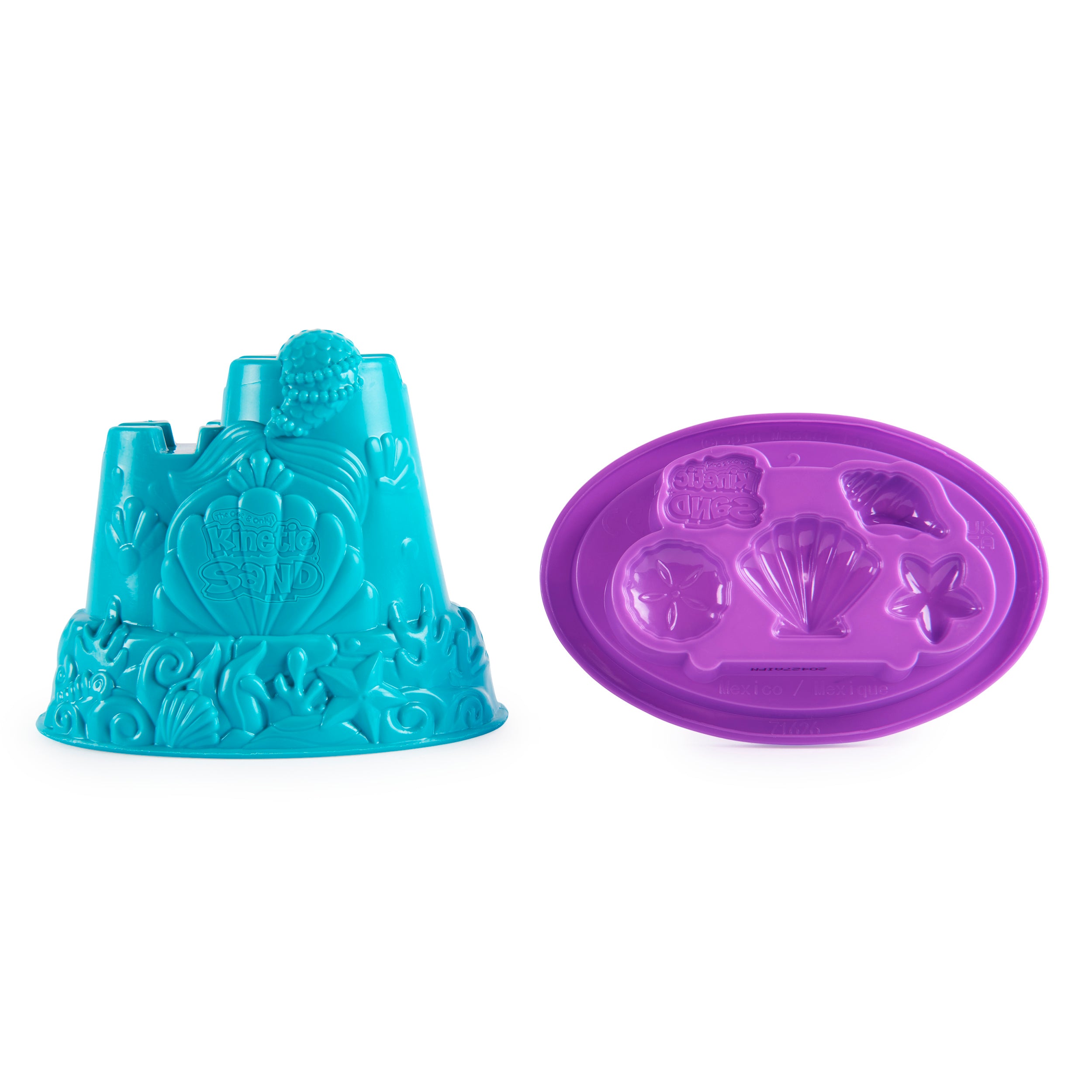 Kinetic Sand Shimmer, Mermaid Treasure with 6oz of Shimmer Kinetic Sand Styles May Vary, Surprise Hidden Tool, Play Sand Sensory Toys for Kids 3 and Up