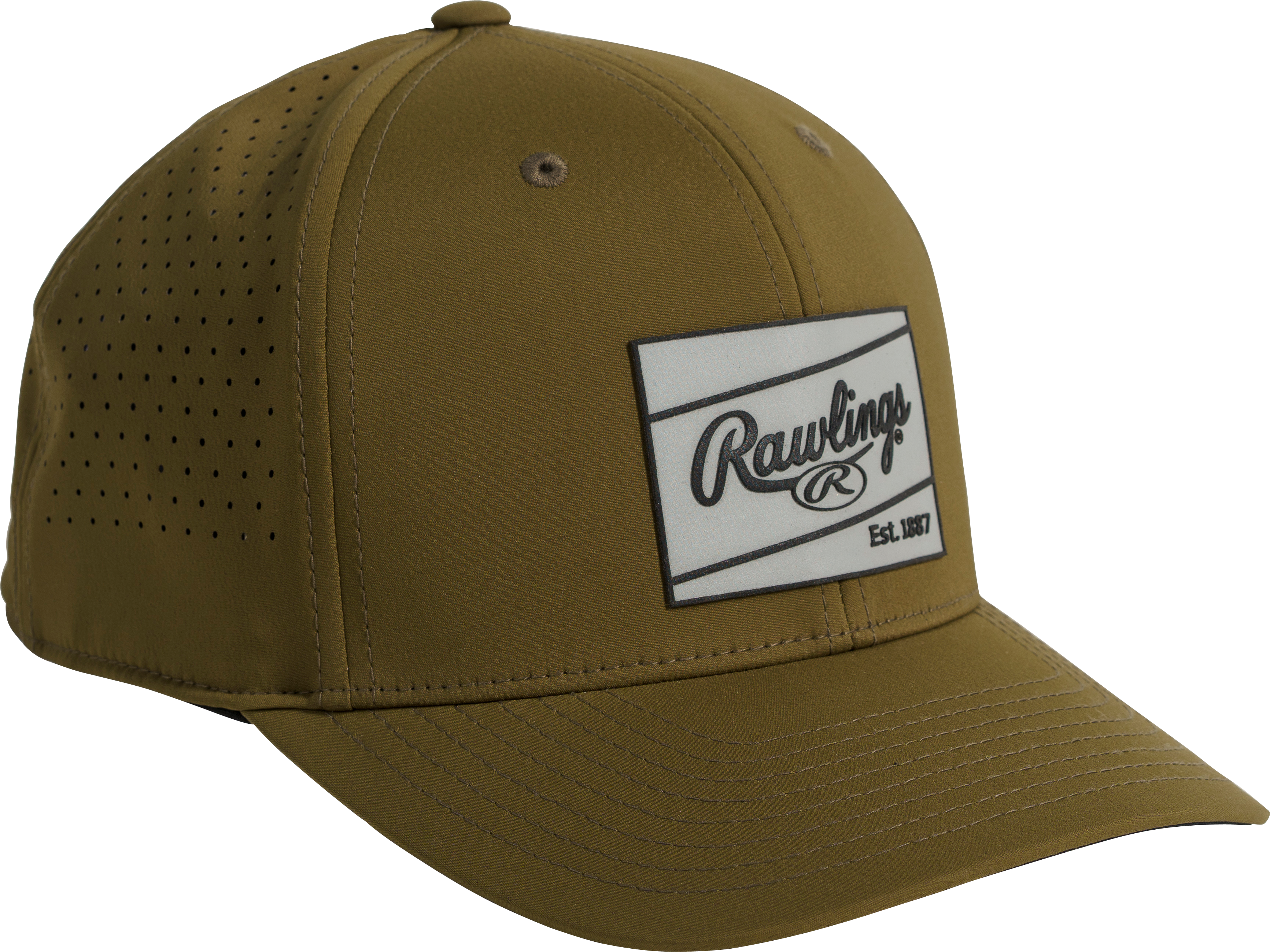 Rawlings Performance Hat - Snap Back - Military Green