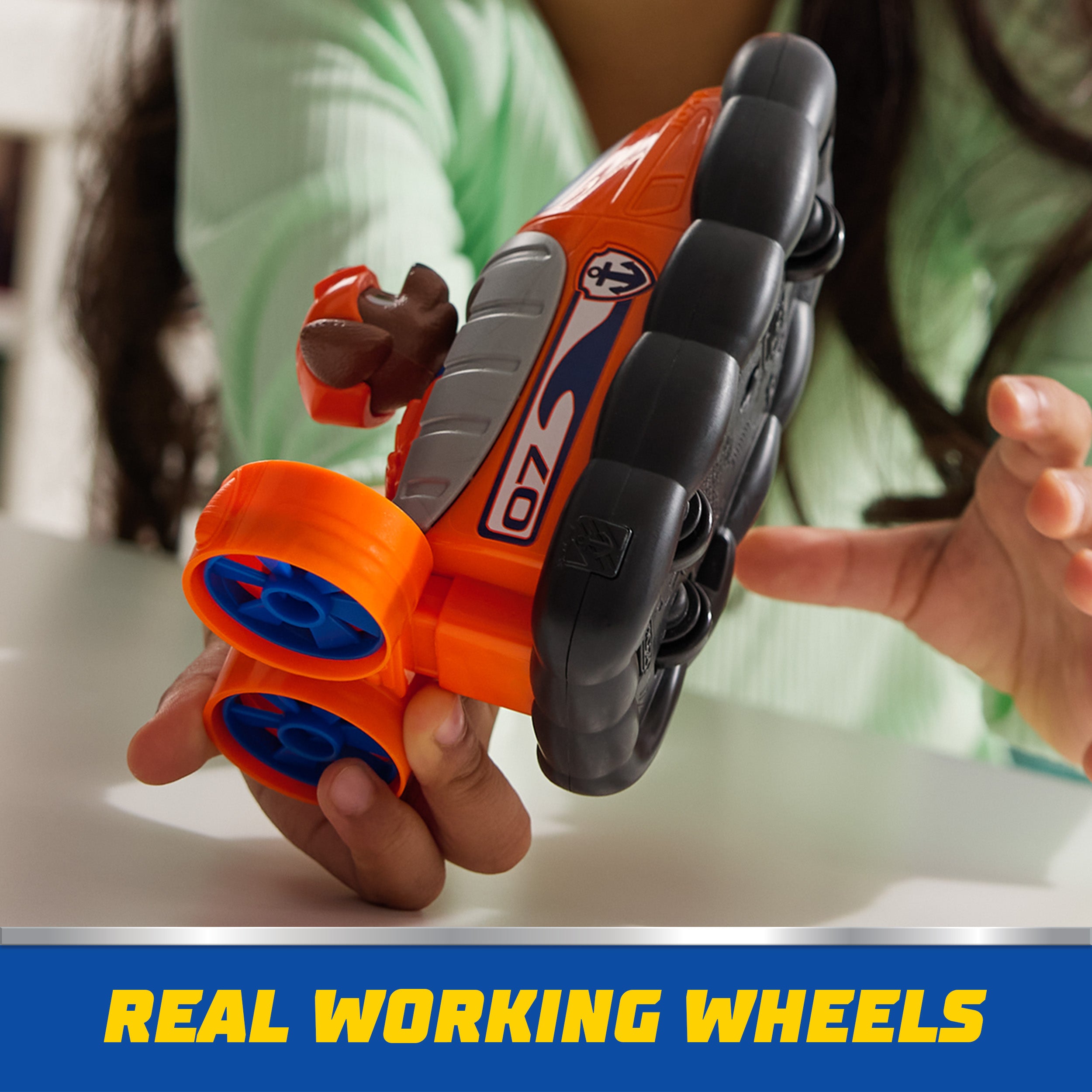 PAW Patrol, Zuma’s Hovercraft, Toy Vehicle with Collectible Action Figure, Sustainably Minded Kids Toys for Boys & Girls Ages 3 and Up