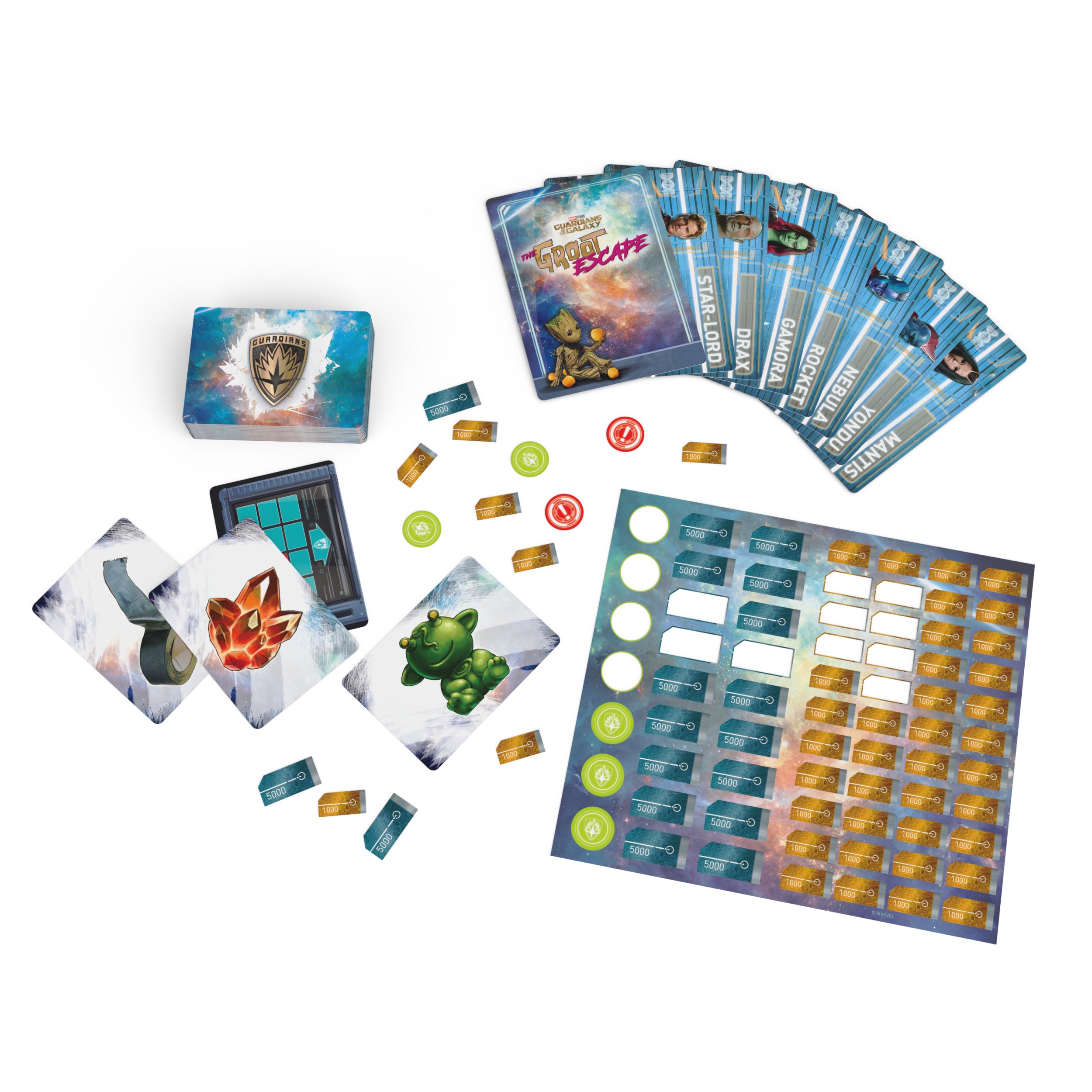 Marvel Guardians of the Galaxy, The Groot Escape by Spin Master Games, Charades-Style Card Games Board Games for Adults and Kids Ages 10 and up