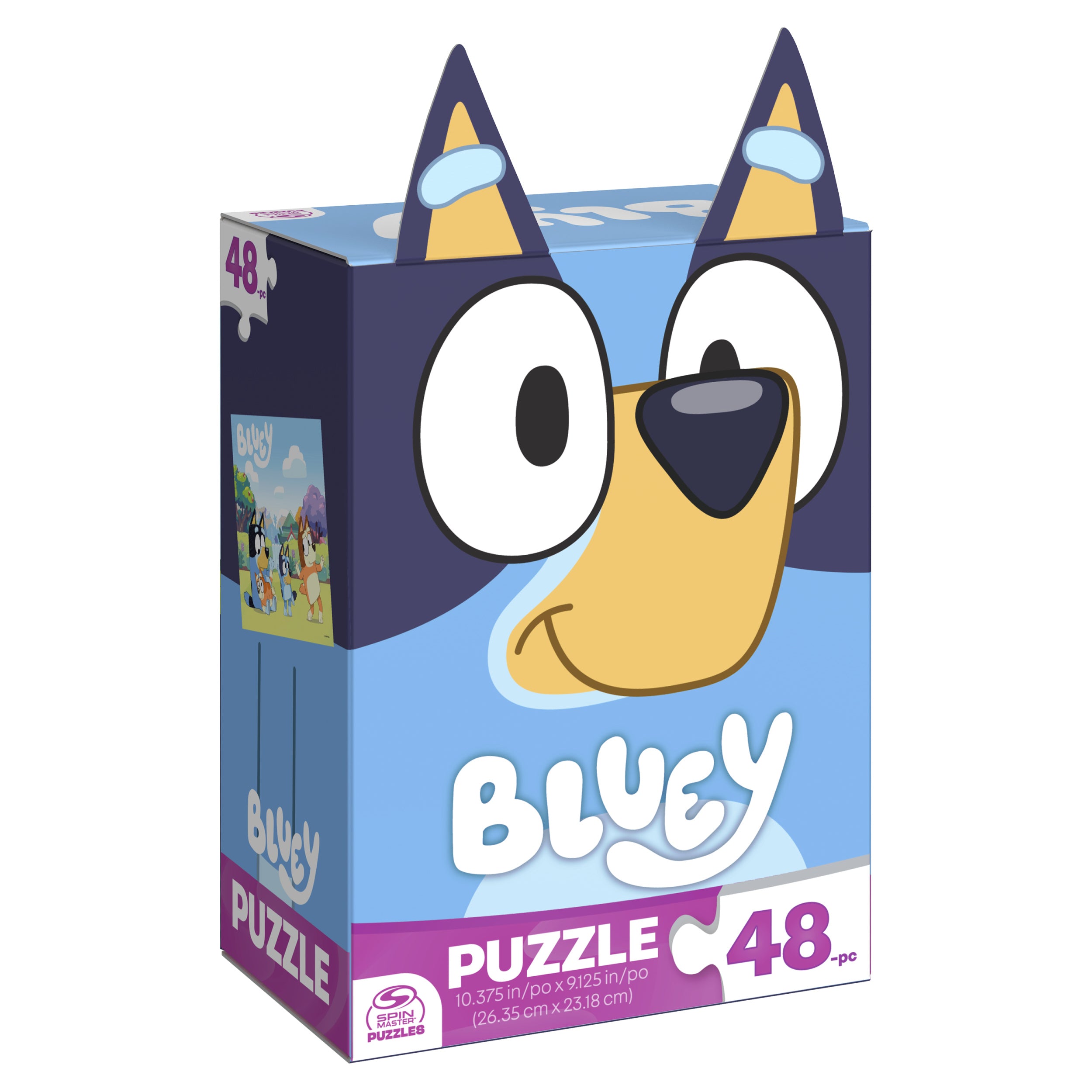 Bluey, 48-Piece Jigsaw Puzzle with Cute Ear Gift Box