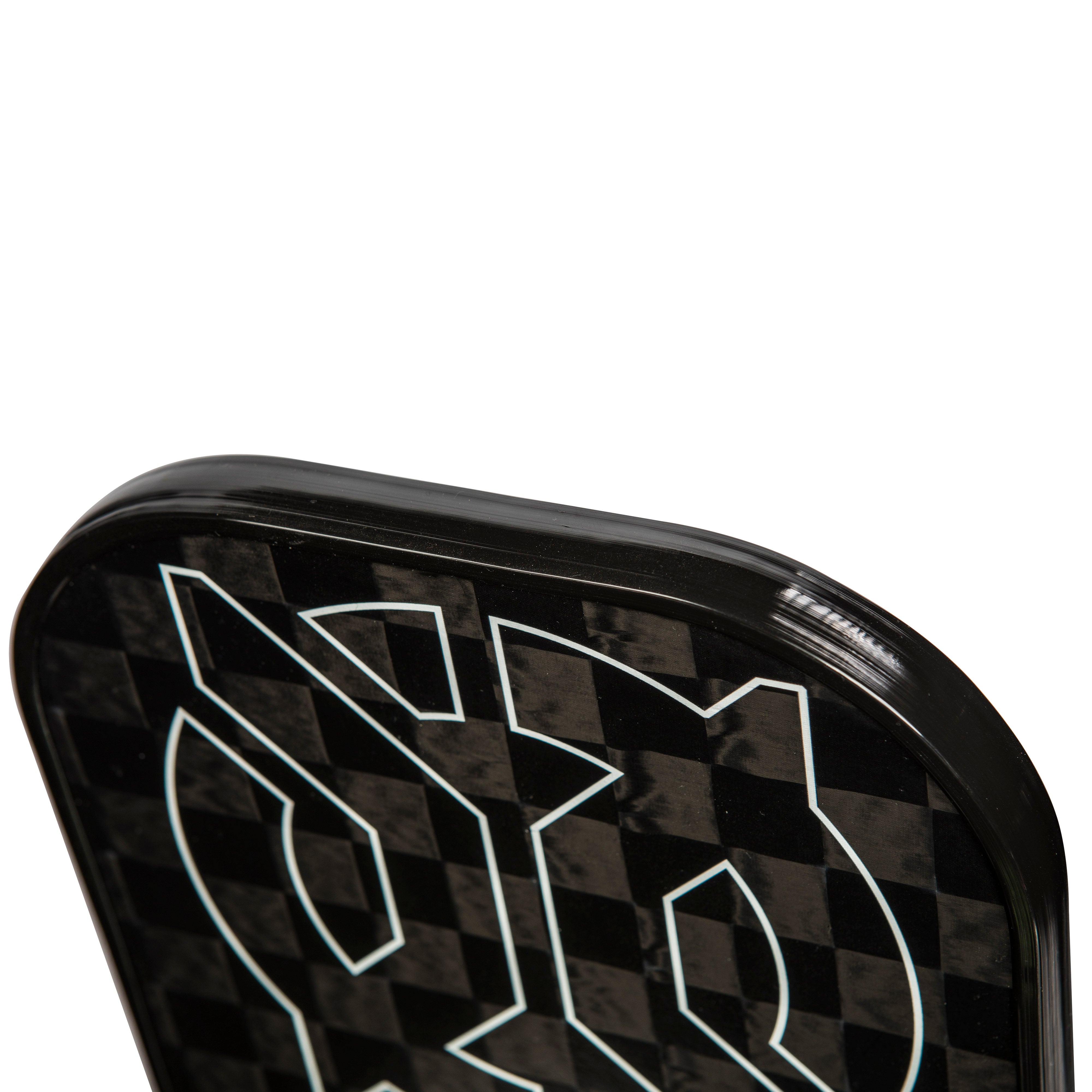 ONIX Outbreak Pickleball Paddle - Black - Reinforced by Woven Carbon Fiber for Greater Touch, Control and Durability
