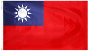 Taiwan Flag 3x5 ft. Nylon SolarGuard Nyl-Glo 100% Made in USA to Official Design Specifications by Annin Flagmakers.  Model 191693