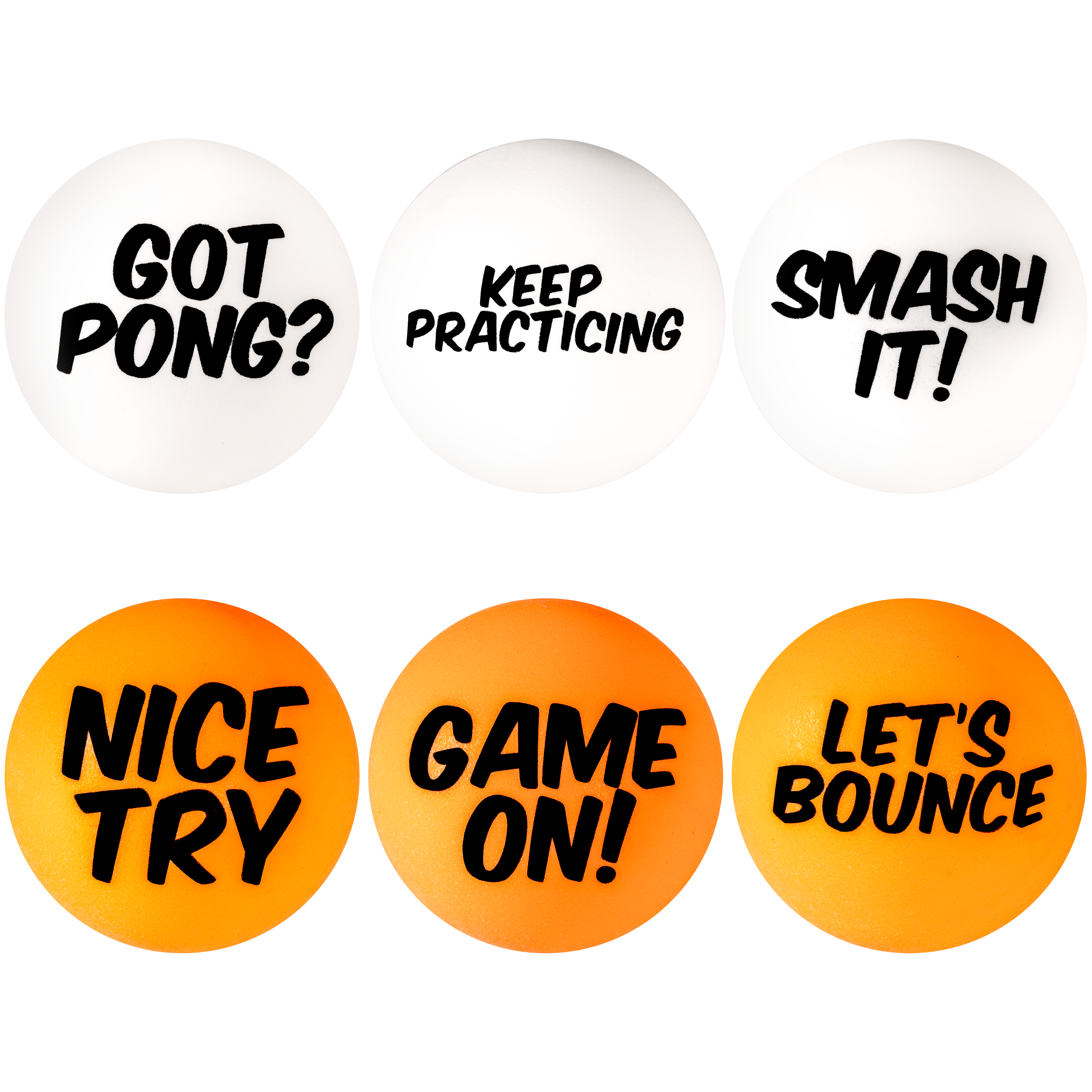 STIGA Smash Talk 1-Star Balls,-Pack Of 6