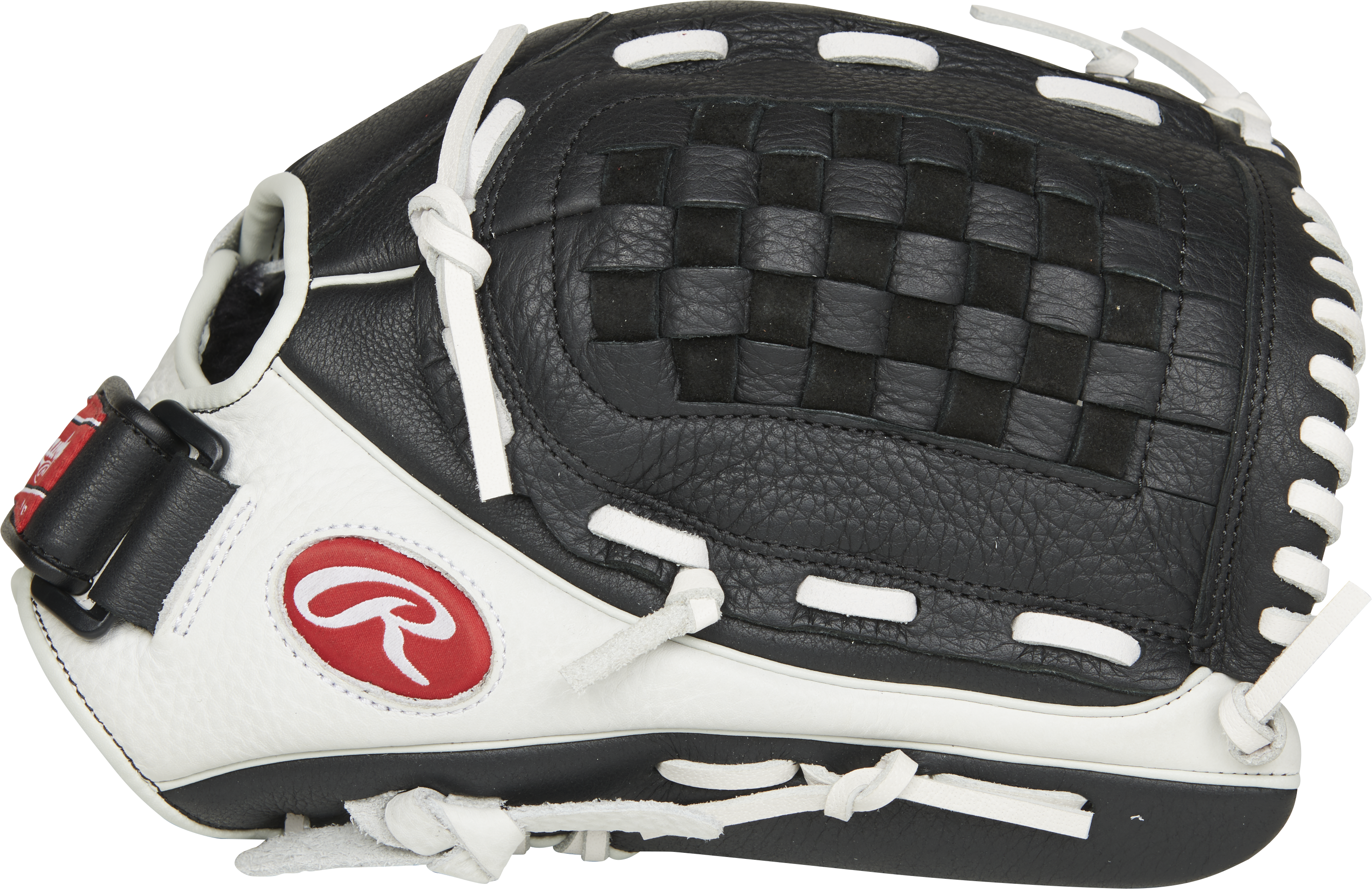 Rawlings Shut Out Series 12.5-Inch Softball Glove  - Right Hand Thrower - Black/White