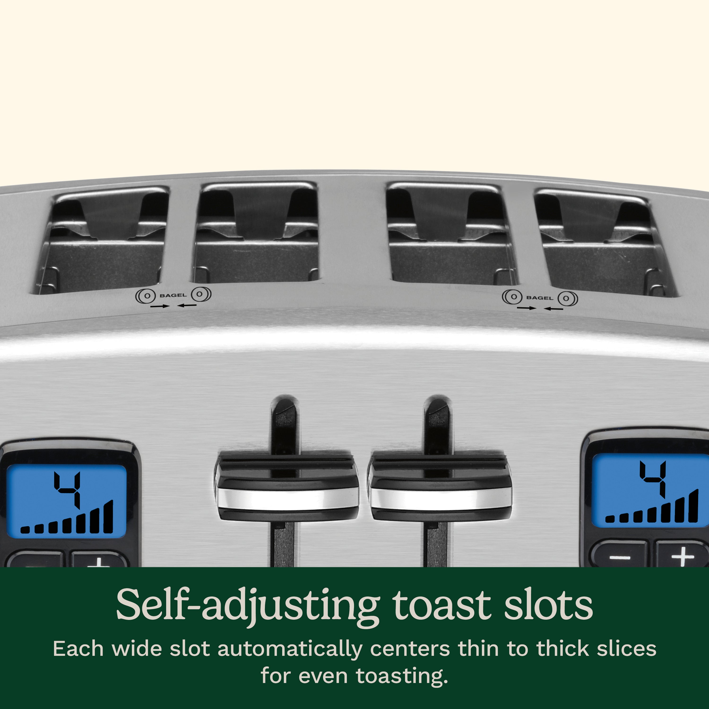 4 Slice Countdown Metal Toaster