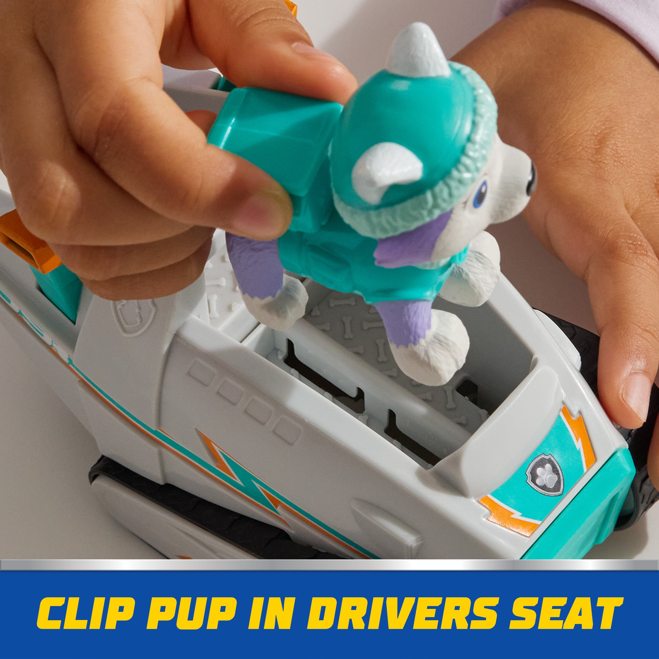 PAW Patrol, Everest’s Snow Plow, Toy Vehicle with Collectible Action Figure, Sustainably Minded Kids Toys for Boys & Girls Ages 3 and Up