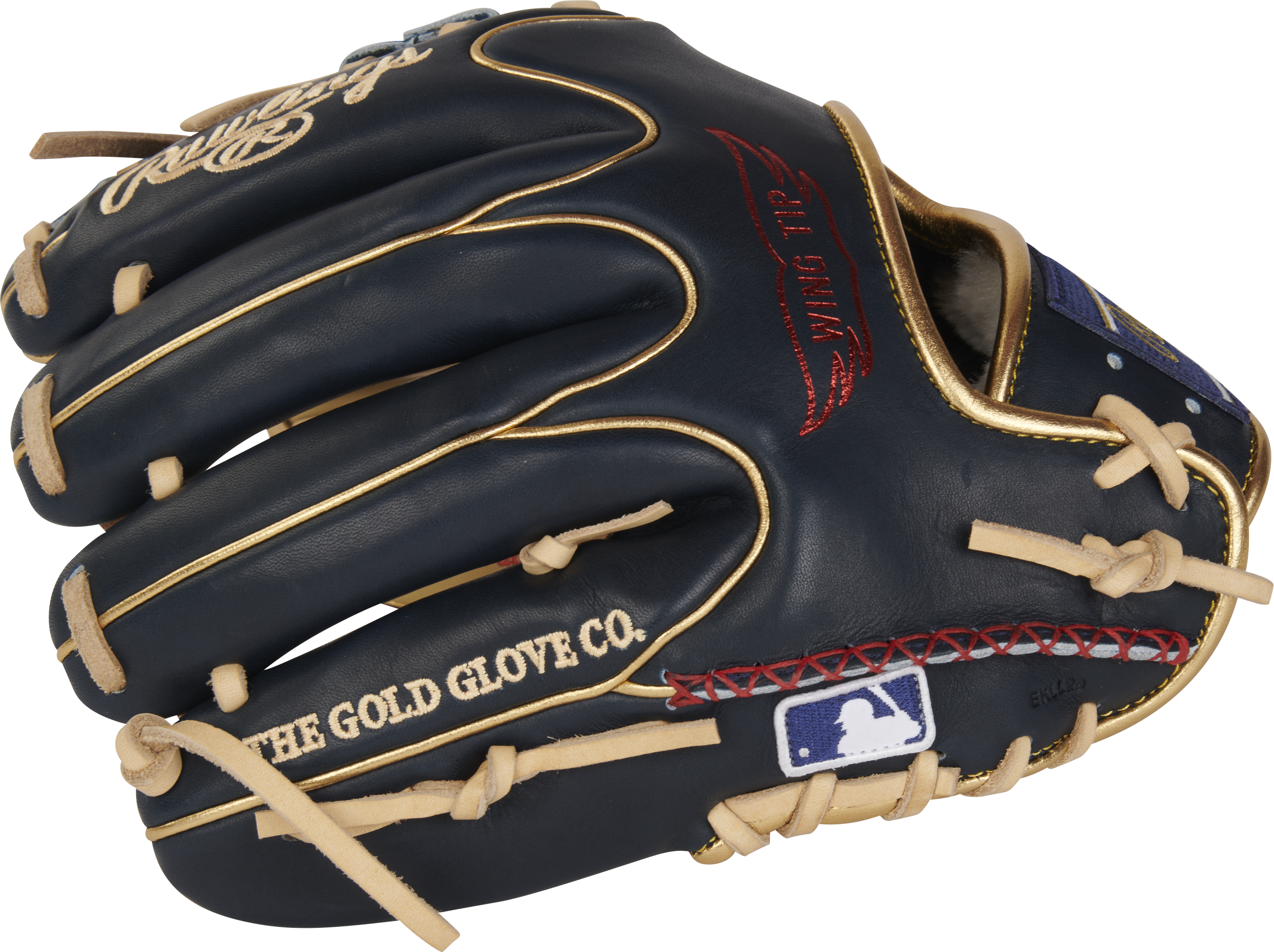Rawlings Pro Preferred Series 11.5-Inch Baseball Glove - Right Hand Thrower - Camel/Navy