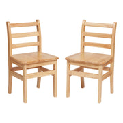 16in Three Rung Ladderback Chair 2-Pack - Assembled