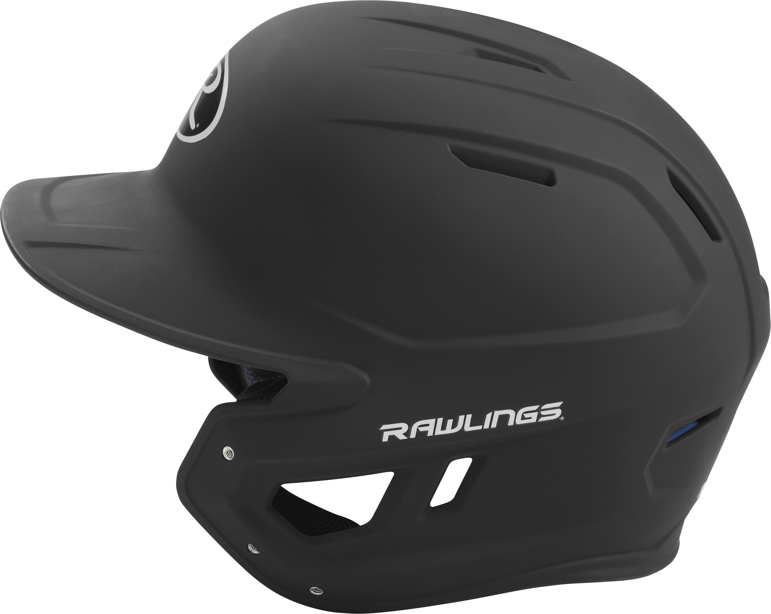 Rawlings Mach Matte Senior Baseball Helmet - Black