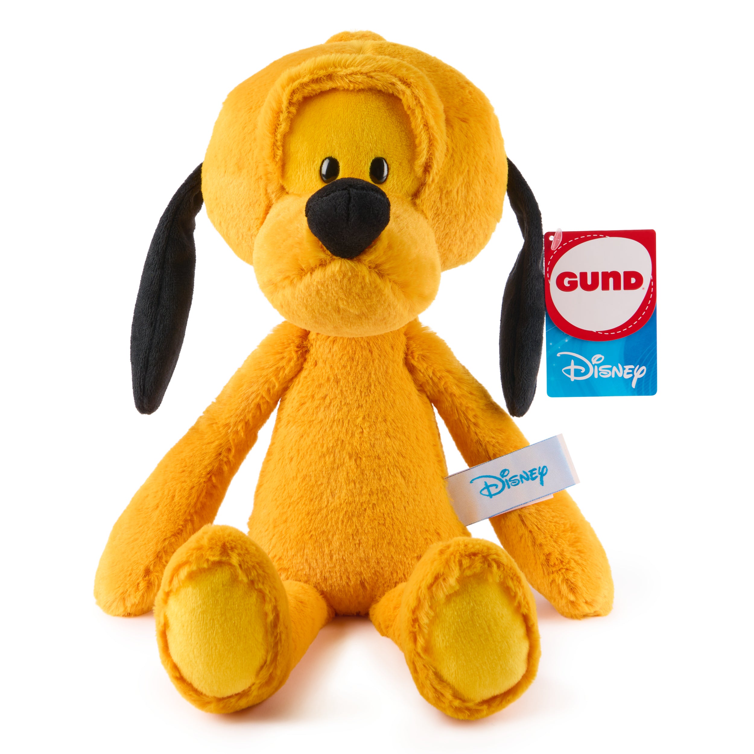GUND Disney Official Pluto Toothpick Plush, Pluto Dog Stuffed Animal for Ages 1 and Up, Yellow, 15”
