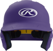 Rawlings Mach Matte Senior Baseball Helmet - Purple