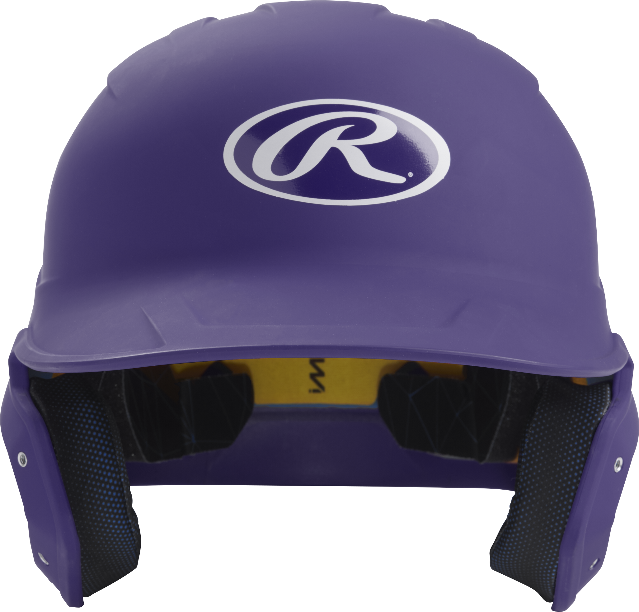 Rawlings Mach Matte Senior Baseball Helmet - Purple