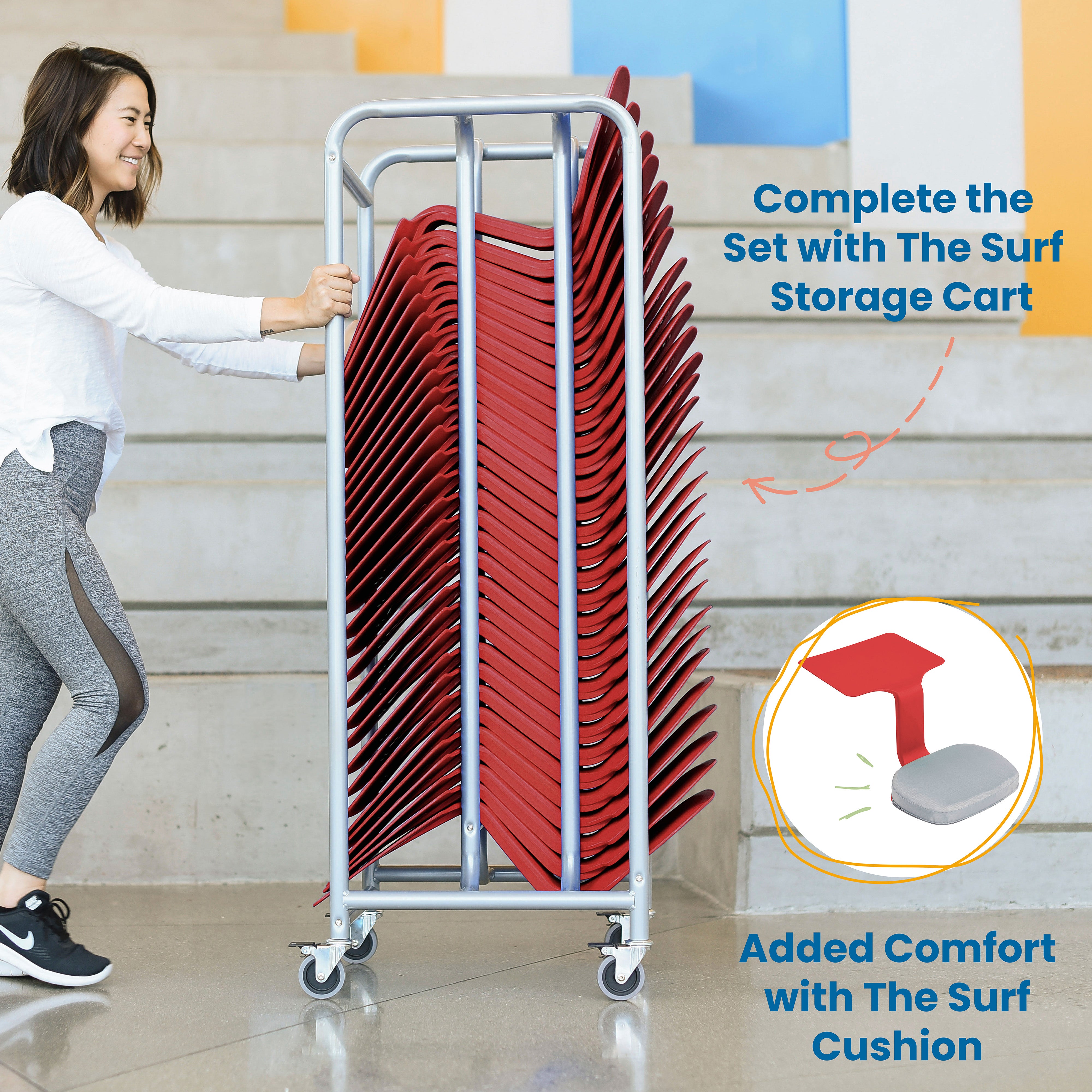 The Surf Portable Lap Desk 10-Pack - Red