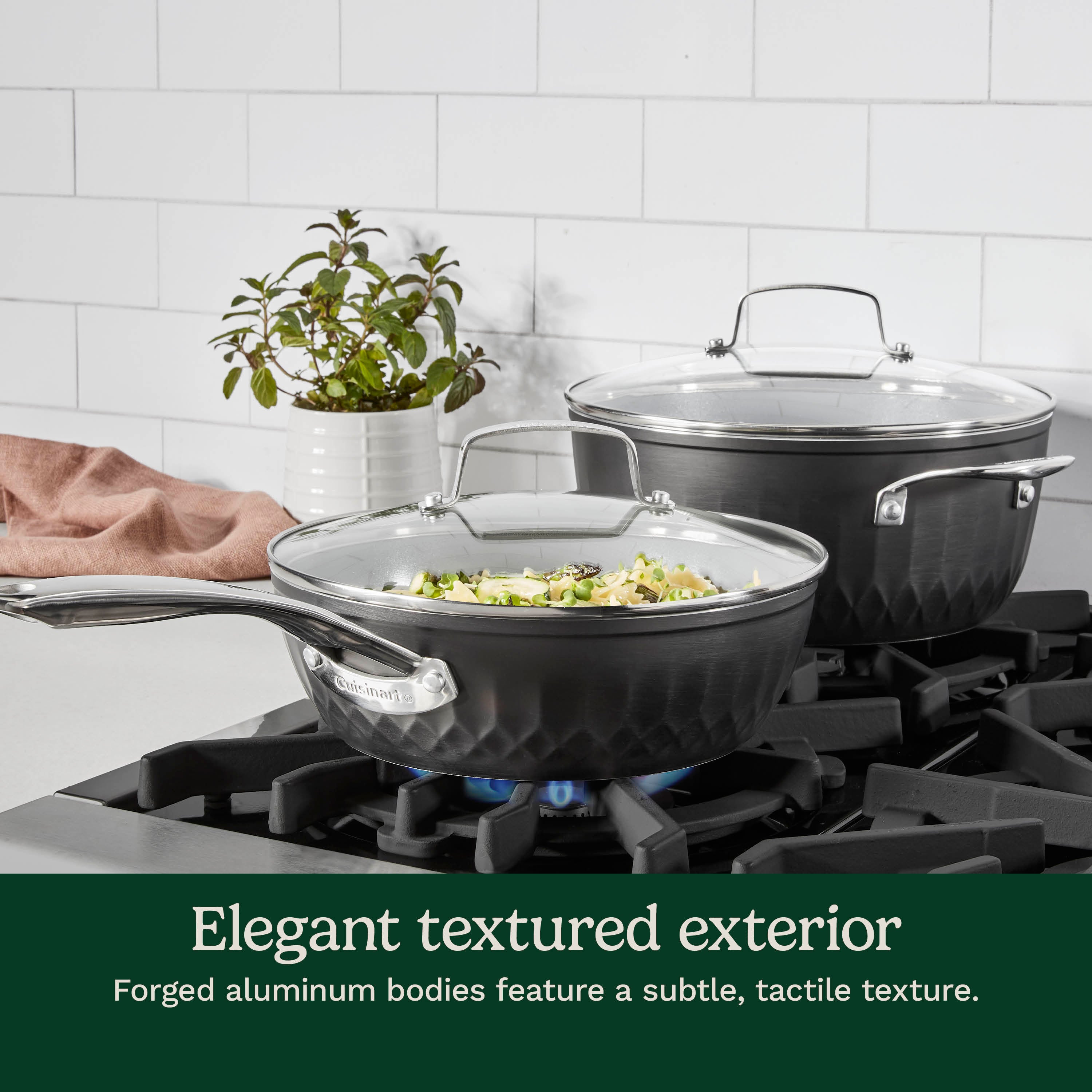 11-Pc Color Impressions Ceramic Nonstick Set