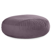Jaxx 7 Foot Cocoon - 2-in-1 Convertible Bean Bag Bed & Large Bean Bag Chair for Adults, Lush Velvet Purple