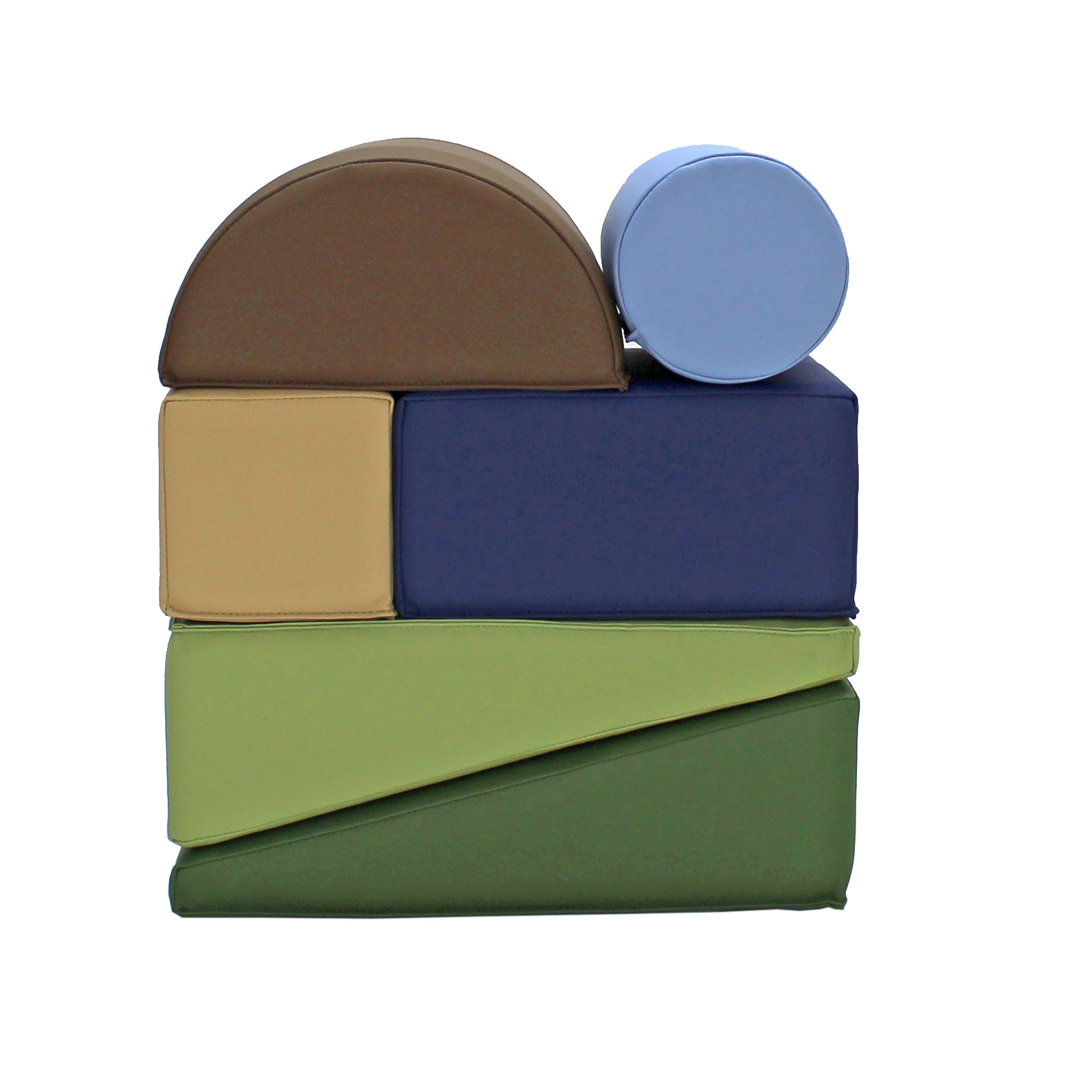 SoftScape Toddler Builder Block Set, 12-Piece - Earthtone