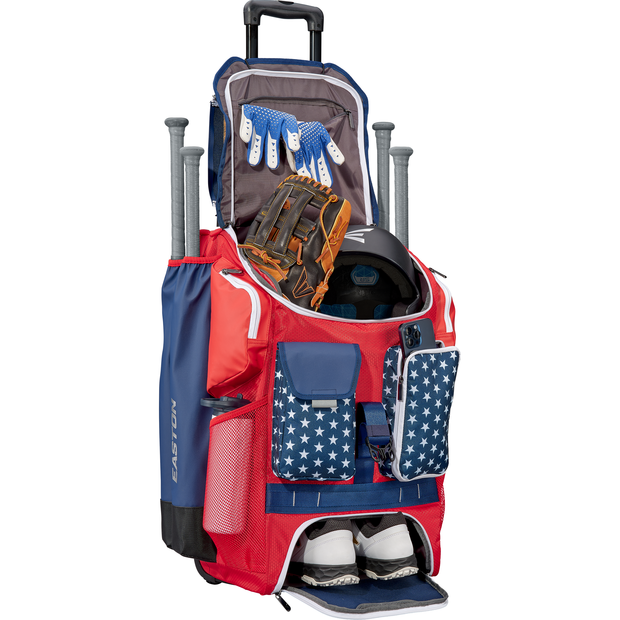 Easton Five Tool Phenom Wheeled Bag - Usa