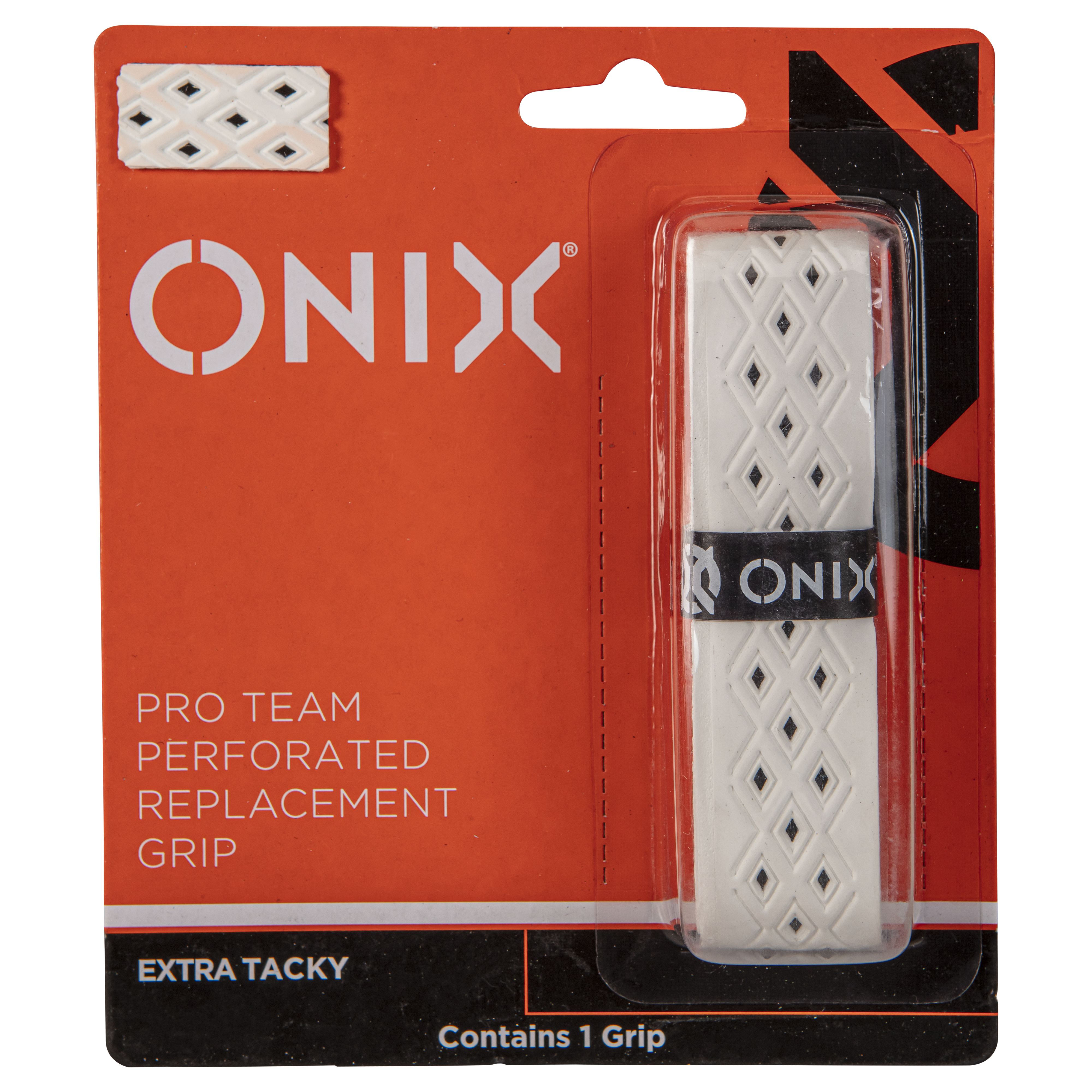 ONIX Pickleball Pro Team Perforated Replacement Grip - Black/Orange