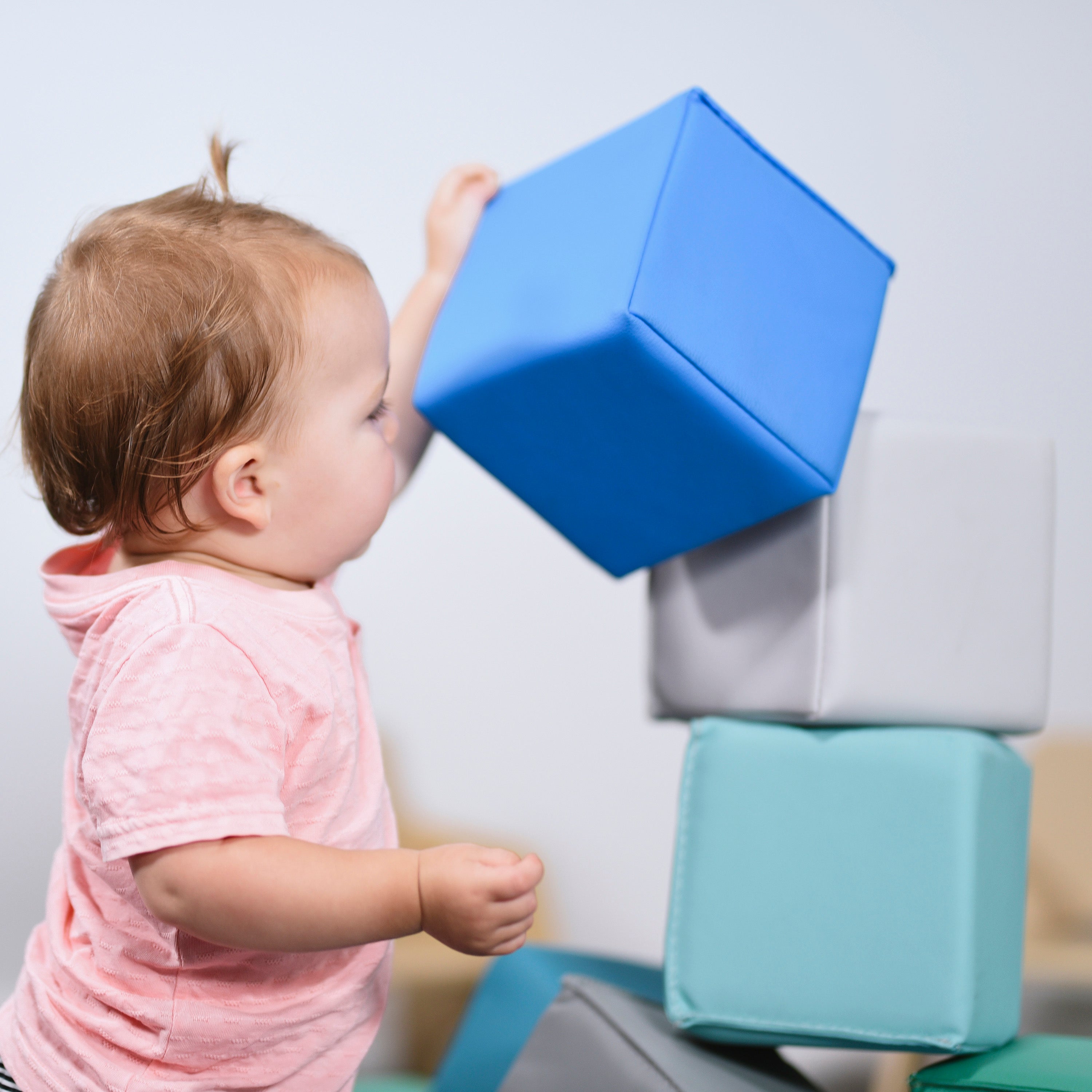 SoftZone Patchwork Toddler Blocks - Contemporary