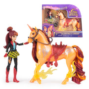 Unicorn Academy, Valentina & Cinder Power of Friendship Set, Translucent Saddle & 2 Power Accessories, Dolls & Unicorn Toys for Girls Ages 4 and up