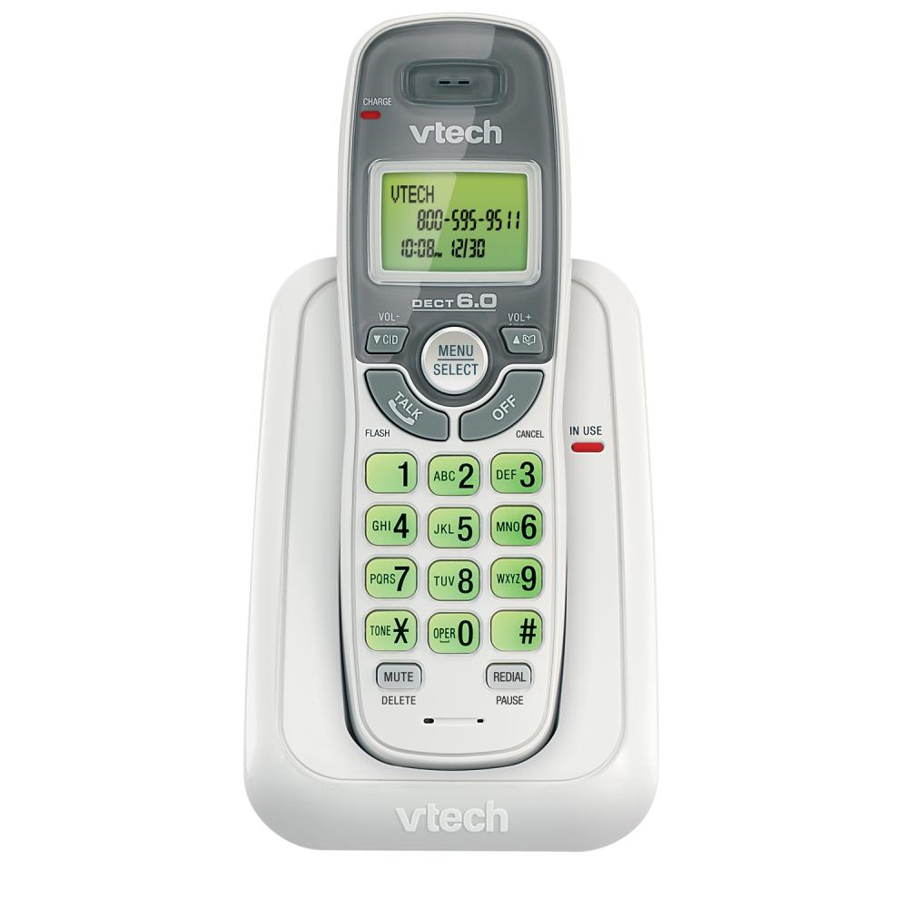 Vtech CS6114 DECT6.0 Call Waiting Caller ID Phone with Backlit Keypad and Display