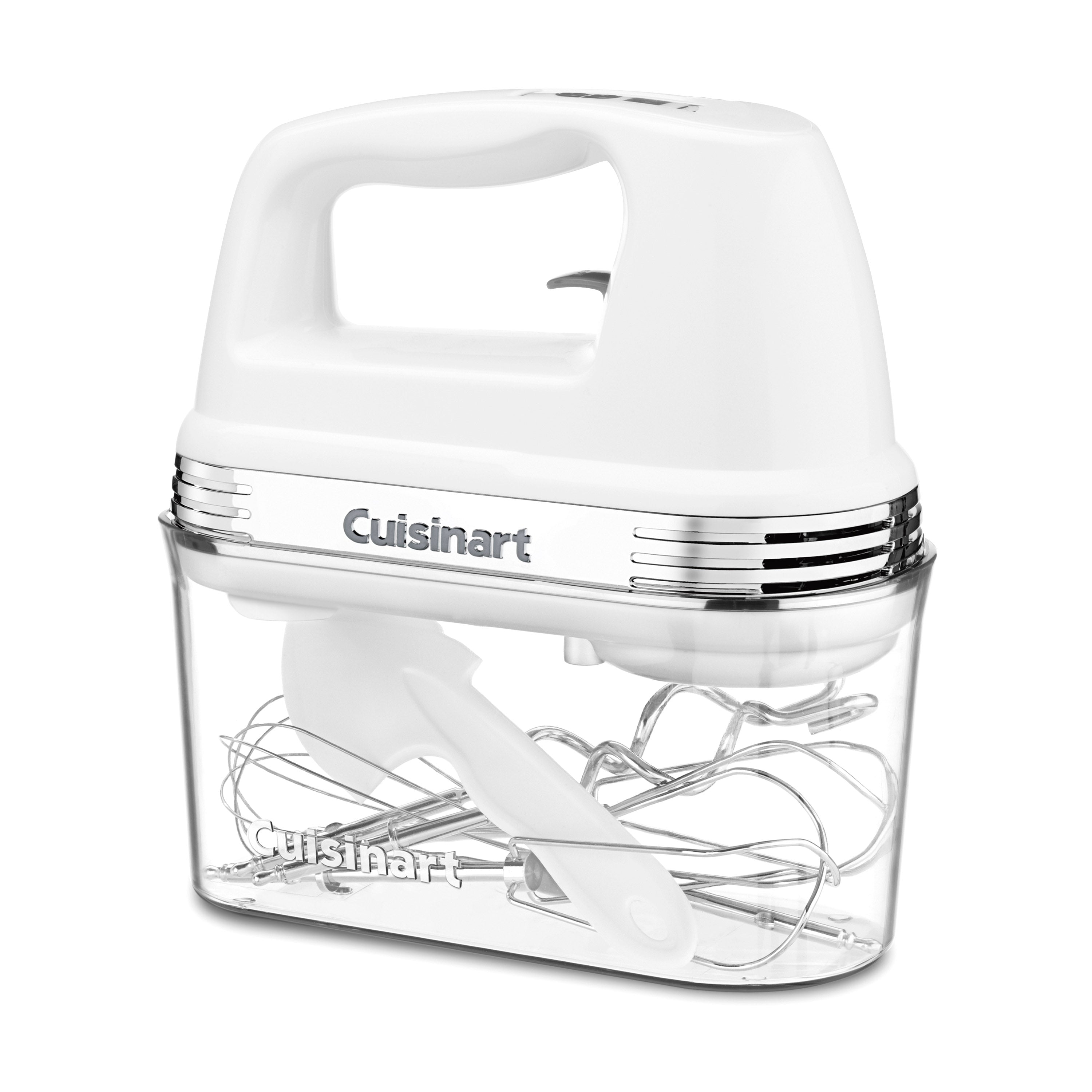 Power Advantage PLUS 9 Speed Hand Mixer with Storage Case - White