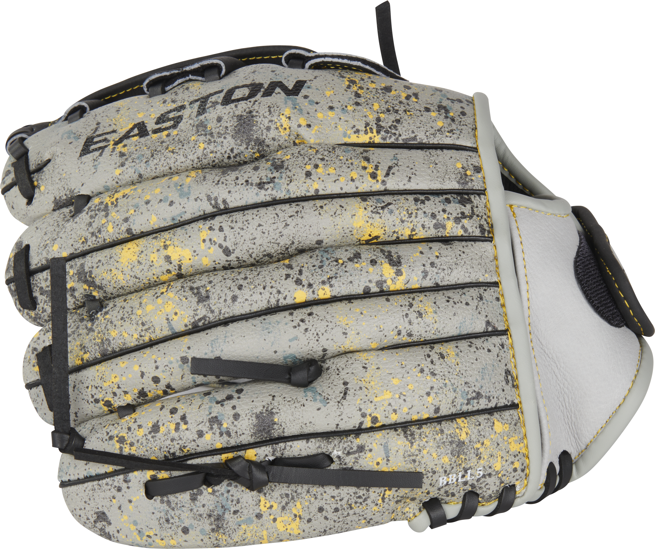 Easton Havoc Series 11-Inch Baseball Glove  - Right Hand Thrower - Grey/Black/Yellow