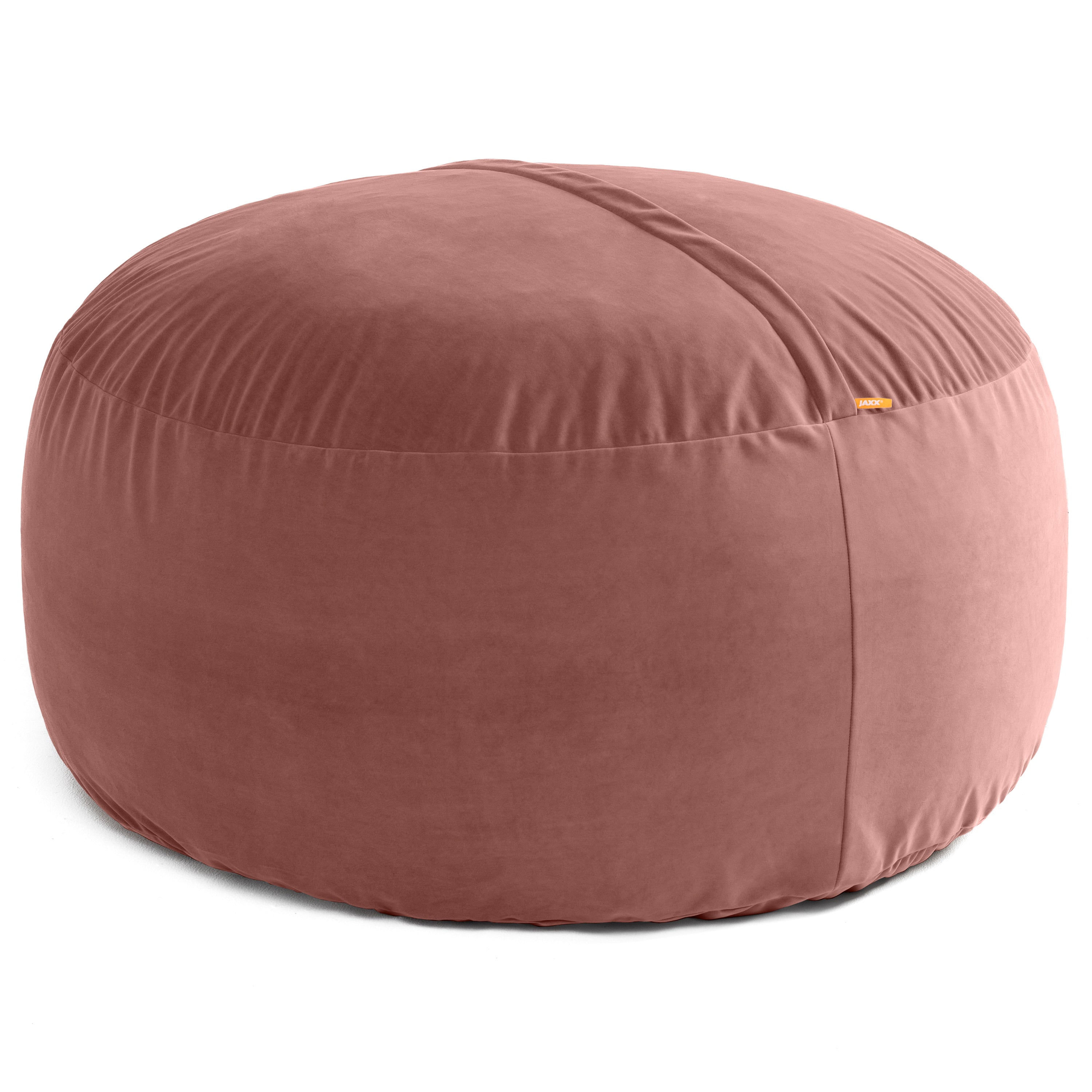 Jaxx 5 Foot Saxx - Large Round Bean Bag Chair for Adults - Lush Velvet Mauve
