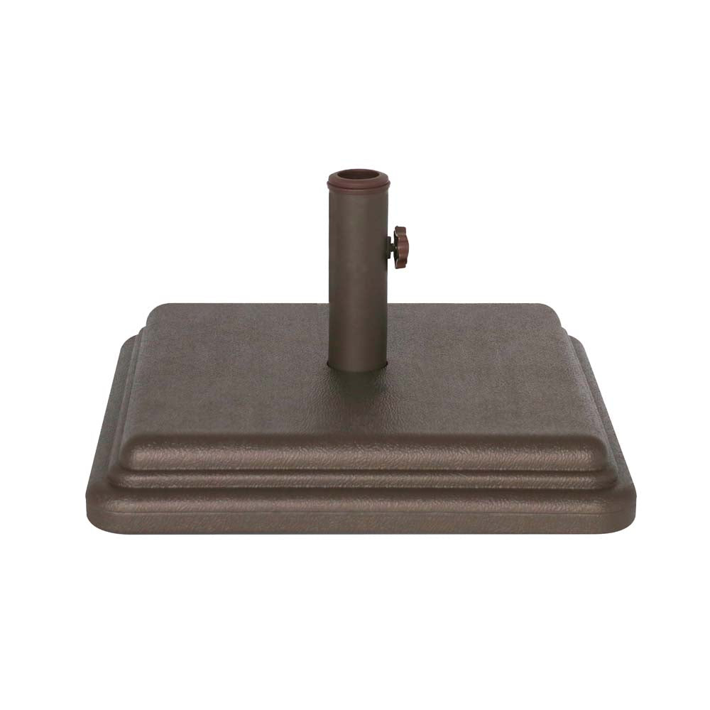 40 lb Bronze Umbrella Base with Steel Stem