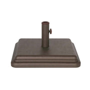40 lb Bronze Umbrella Base with Steel Stem
