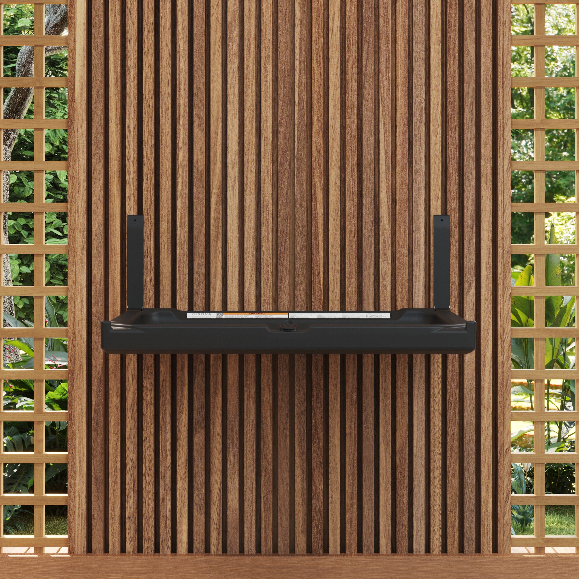 Element Horizontal Baby Changing Station - Black