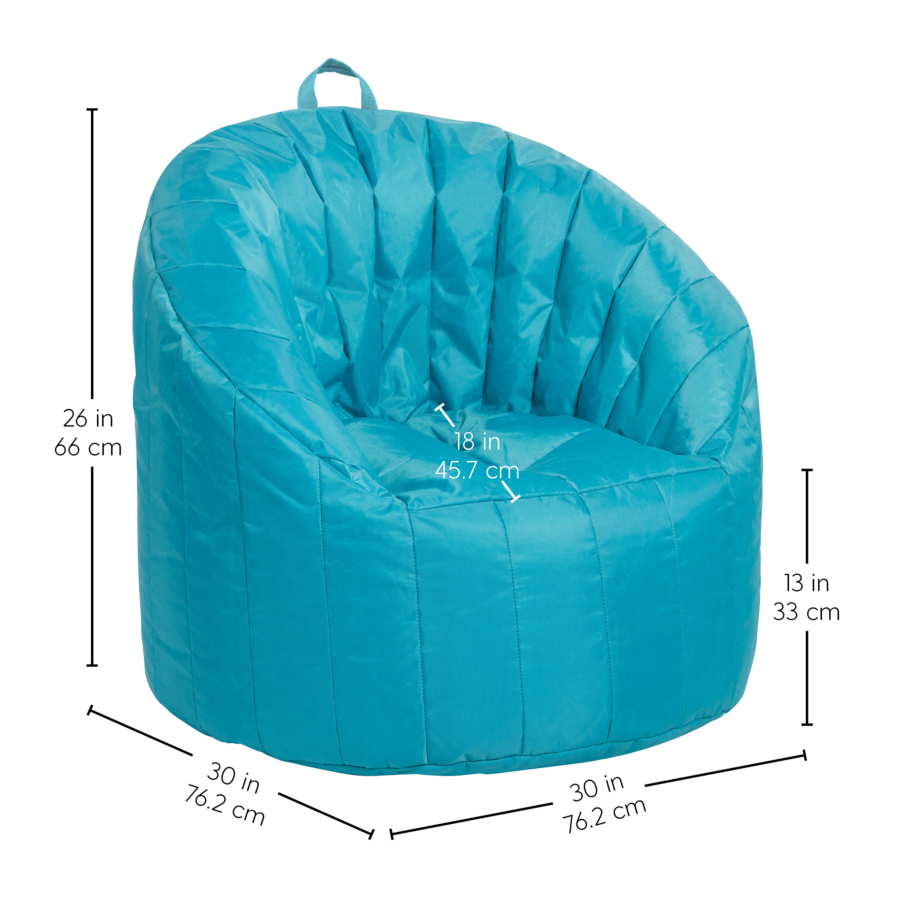 Cali Seashell Bean Bag - Aqua