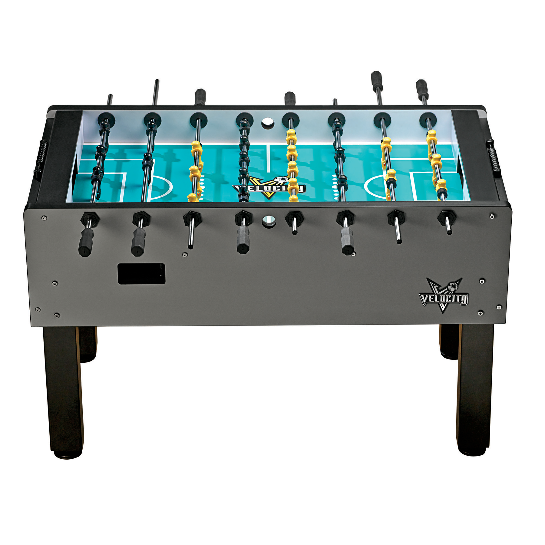 Velocity® by American Heritage®, 3 Goalie Foosball Table, Silver