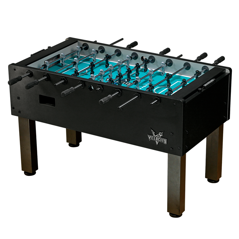 Velocity® by American Heritage®, 3 Goalie Foosball Table, Black